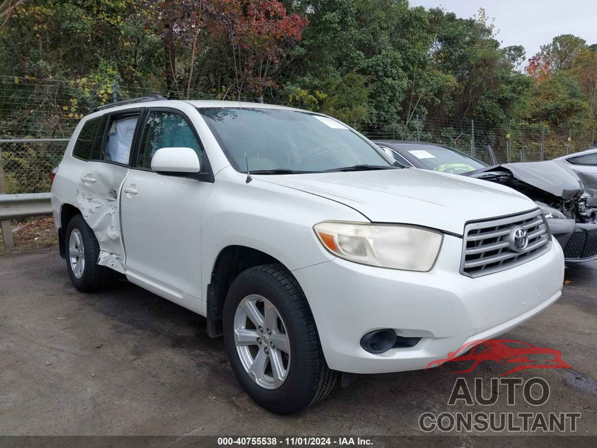 TOYOTA HIGHLANDER 2010 - JTEZK3EH7A2105072