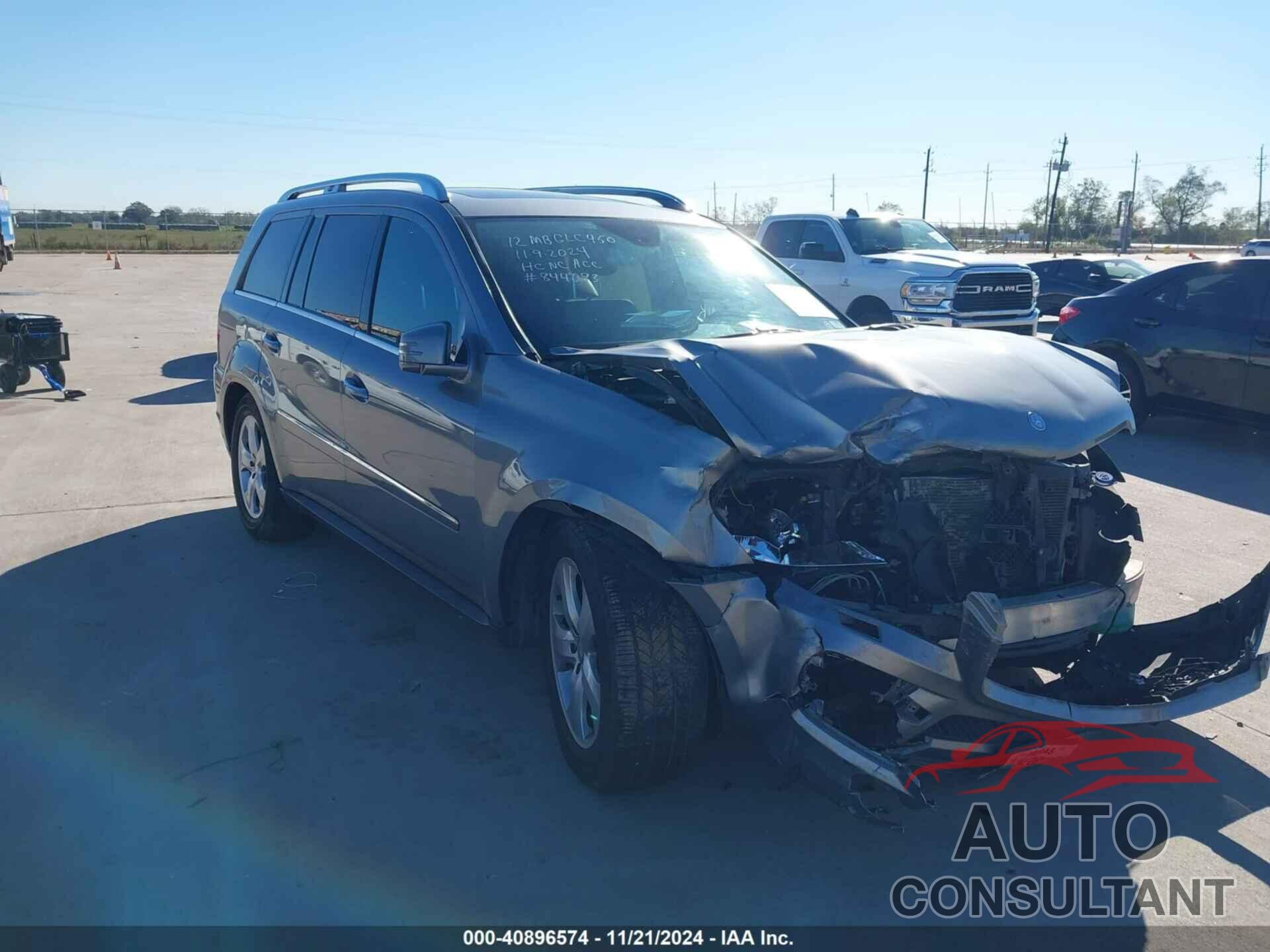 MERCEDES-BENZ GL 450 2012 - 4JGBF7BE8CA796368