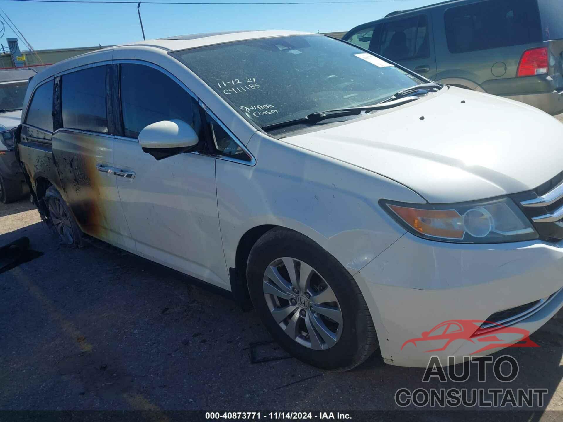 HONDA ODYSSEY 2015 - 5FNRL5H63FB054651