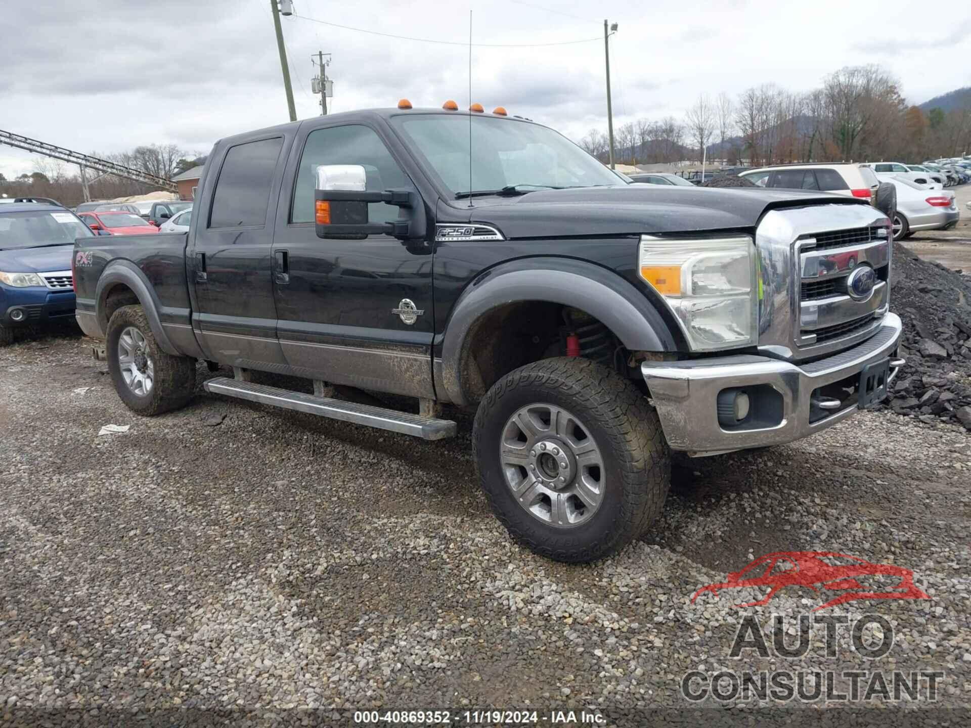 FORD F-250 2012 - 1FT7W2BT7CEC85349