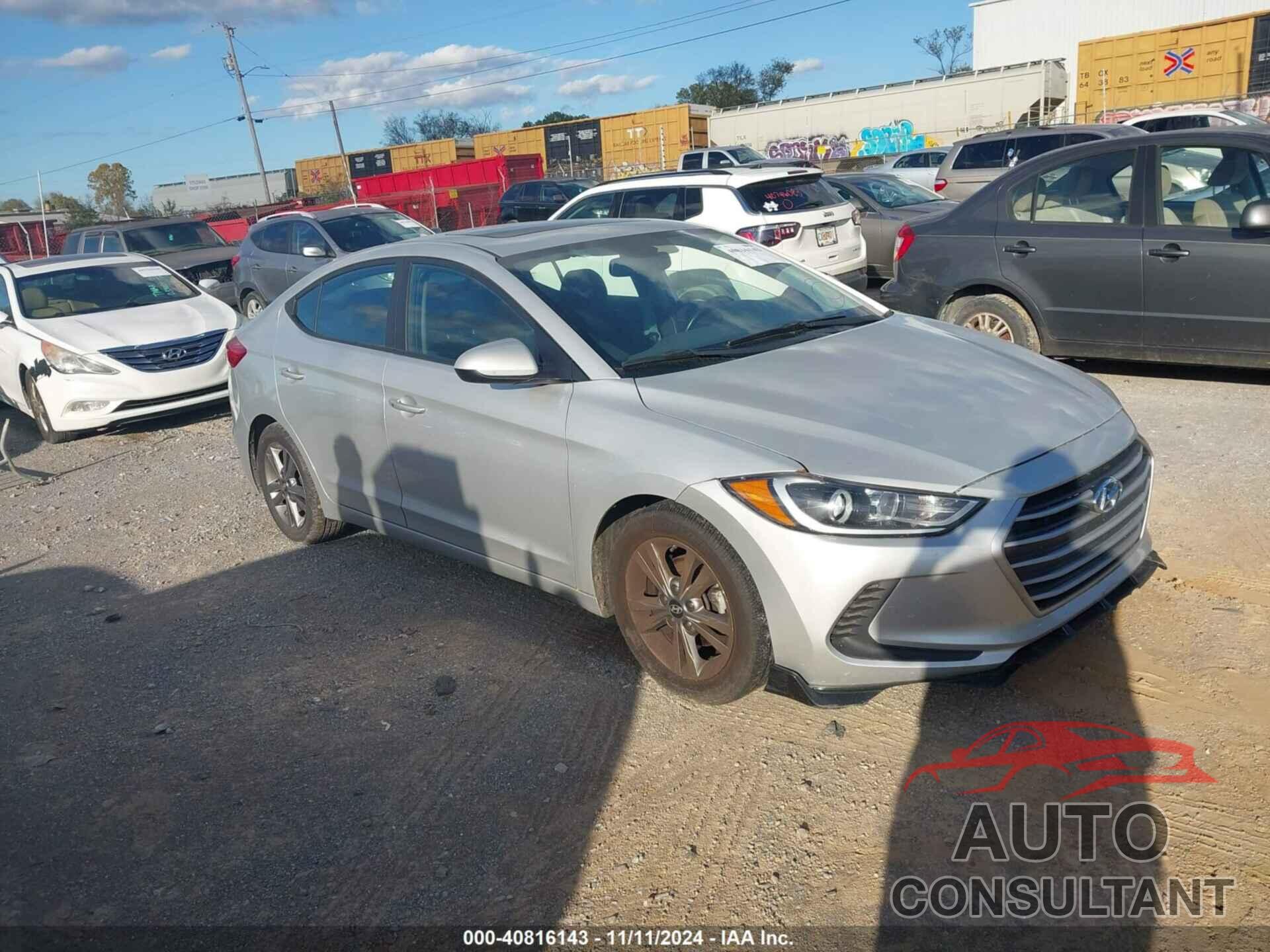HYUNDAI ELANTRA 2017 - 5NPD84LF8HH121083