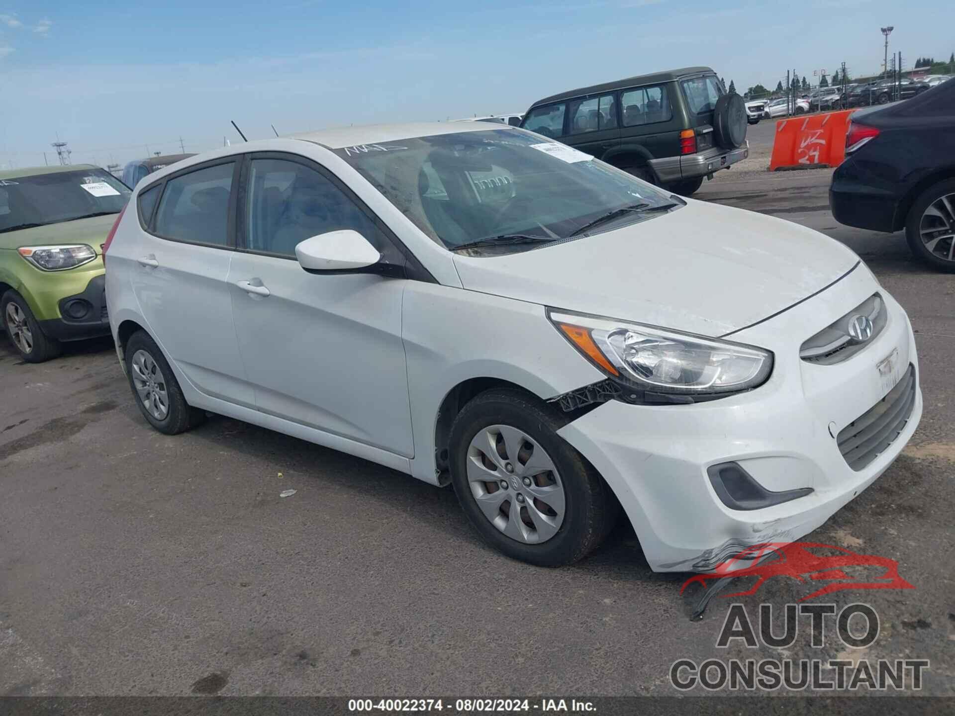 HYUNDAI ACCENT 2017 - KMHCT5AE6HU356755