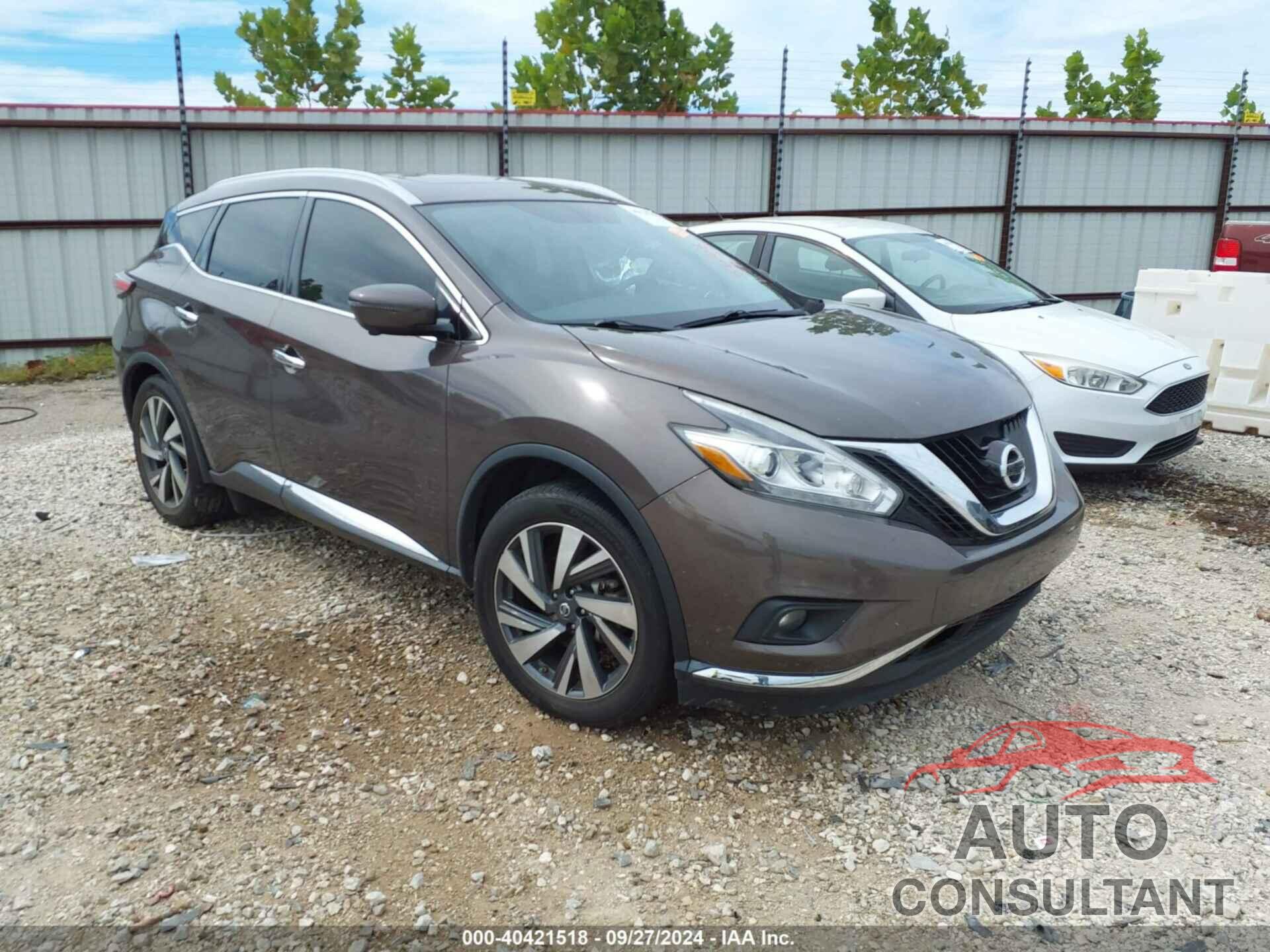 NISSAN MURANO 2018 - 5N1AZ2MG7JN165668