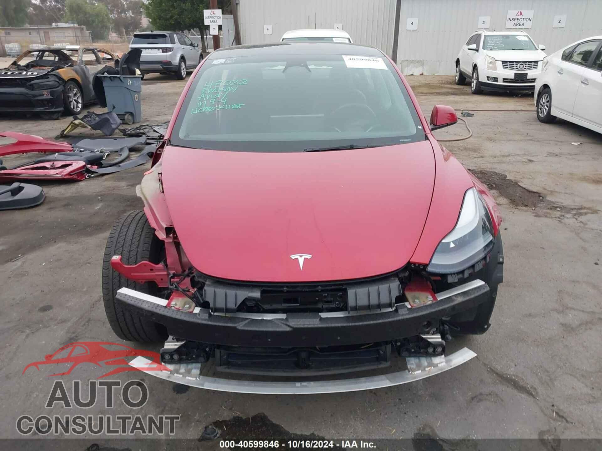 TESLA MODEL 3 2022 - 5YJ3E1EB9NF192560
