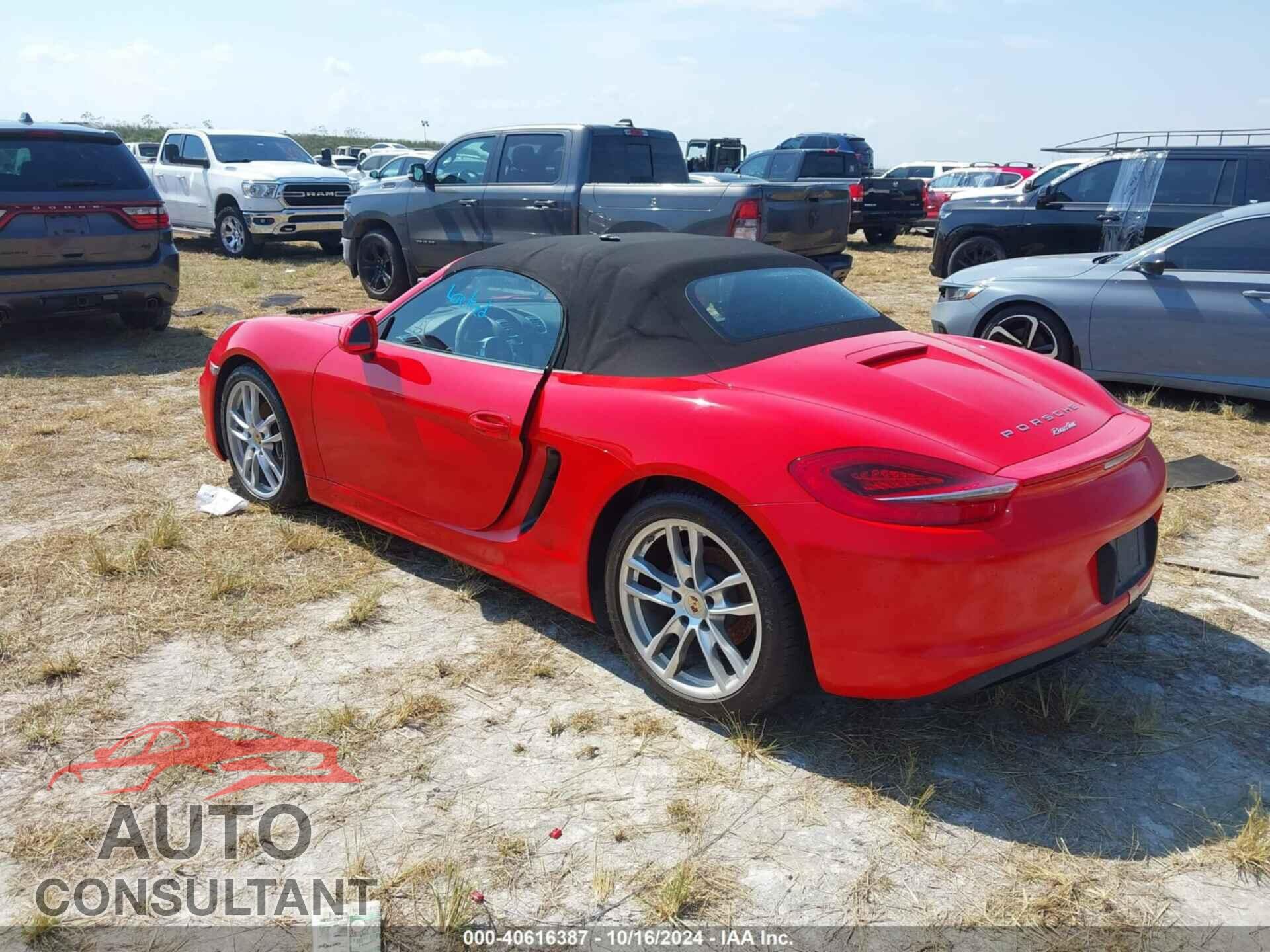 PORSCHE BOXSTER 2013 - WP0CA2A8XDS113779