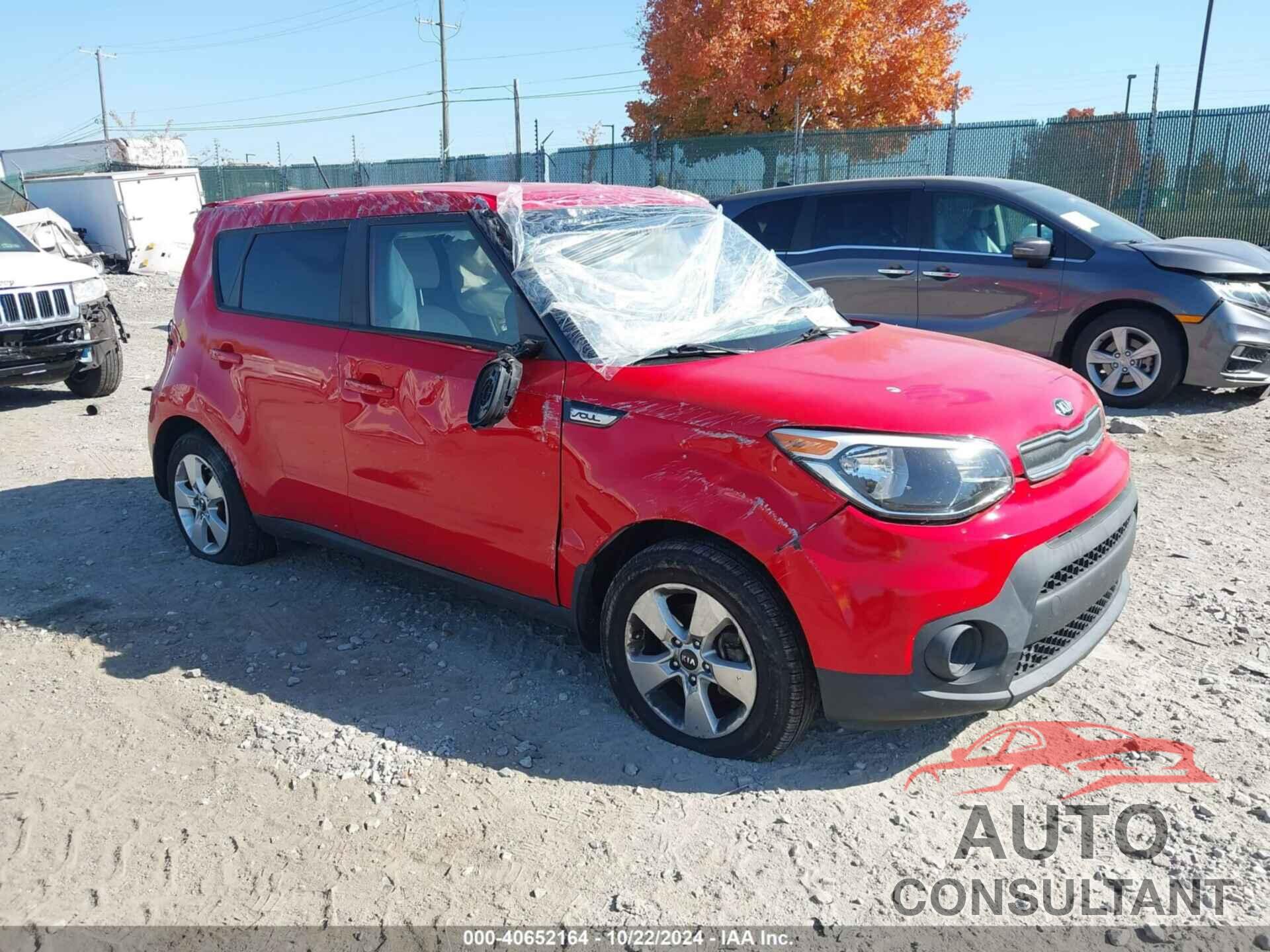 KIA SOUL 2019 - KNDJN2A28K7001960