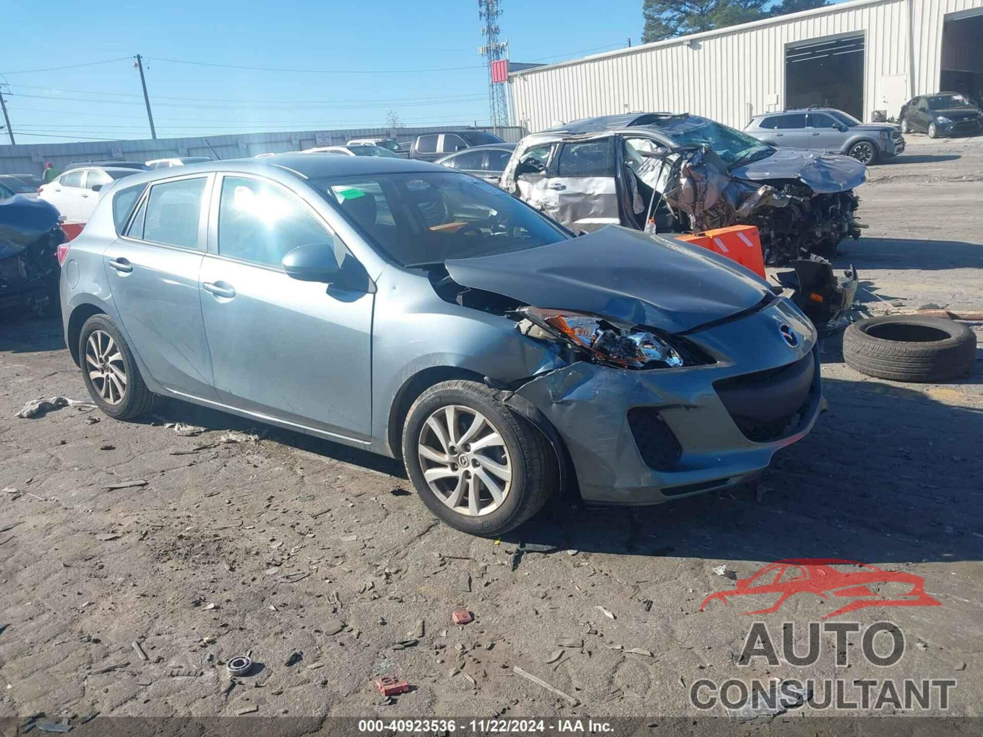 MAZDA MAZDA3 2012 - JM1BL1L76C1692519