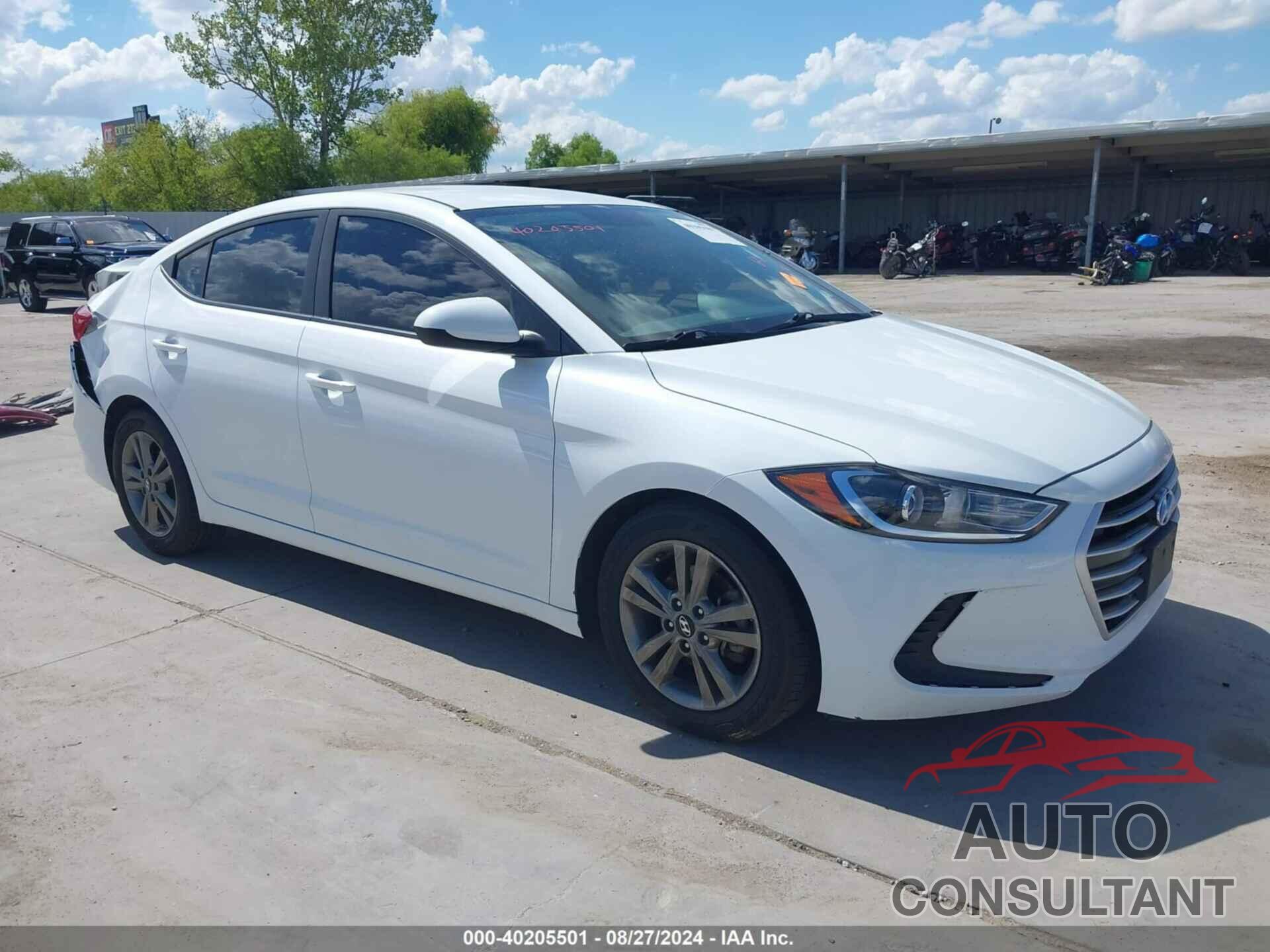 HYUNDAI ELANTRA 2018 - 5NPD84LF4JH297358