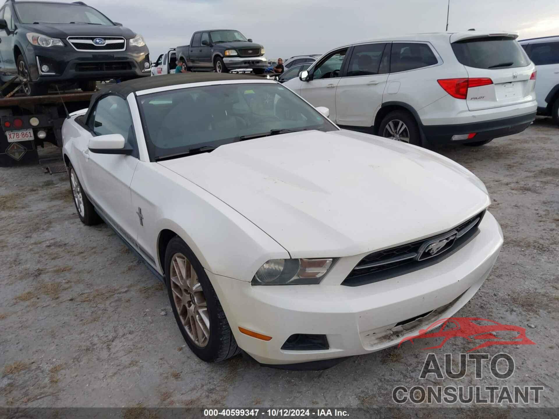 FORD MUSTANG 2012 - 1ZVBP8EM5C5259389