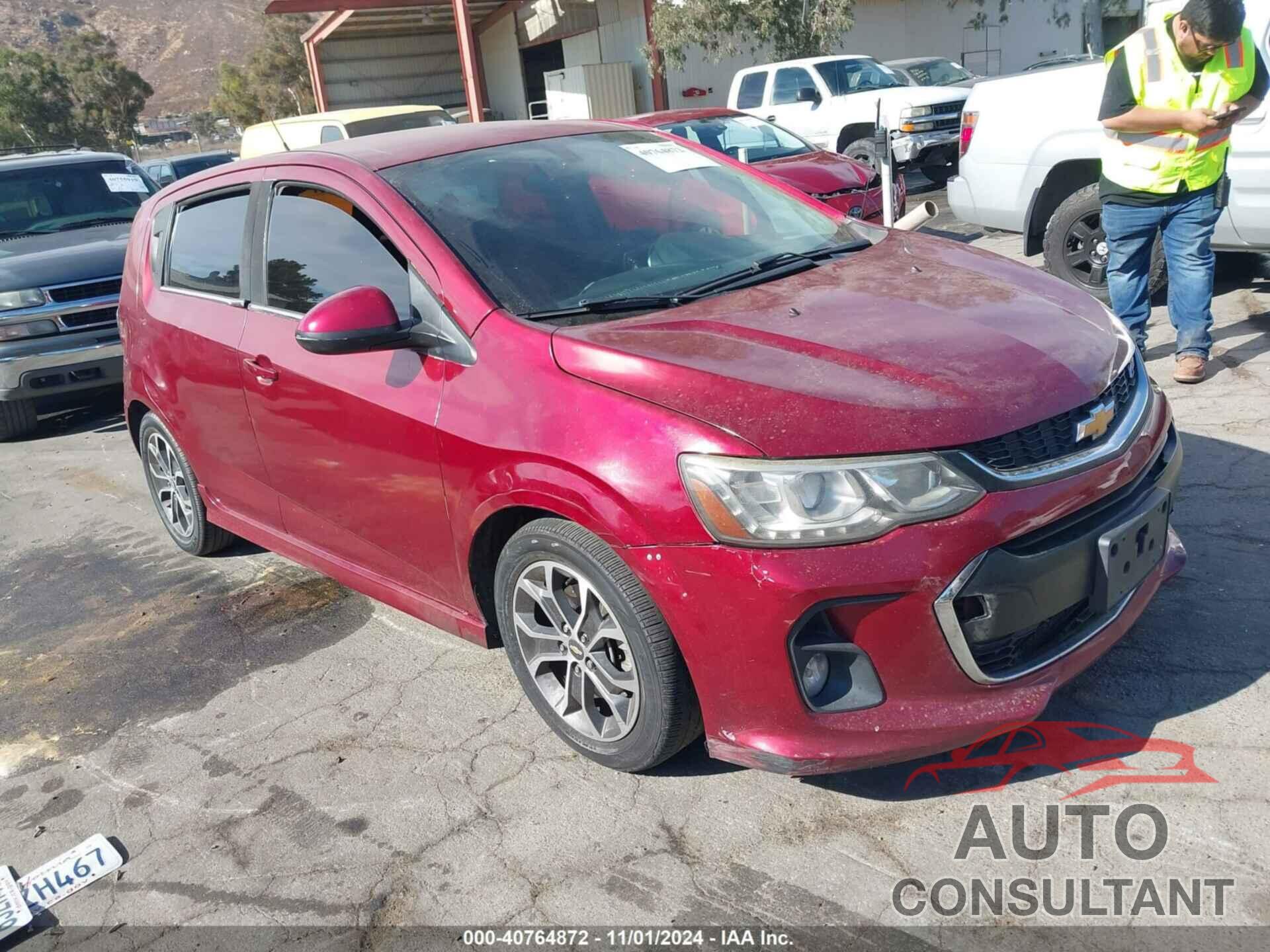 CHEVROLET SONIC 2017 - 1G1JD6SBXH4177100