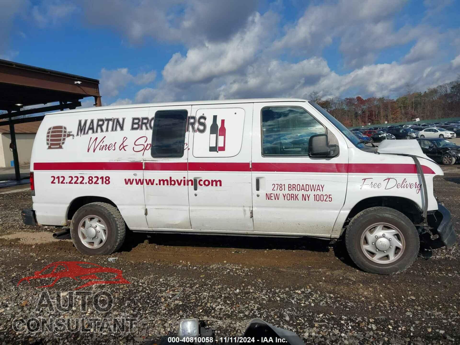 FORD E-150 2009 - 1FTNE14W99DA13928