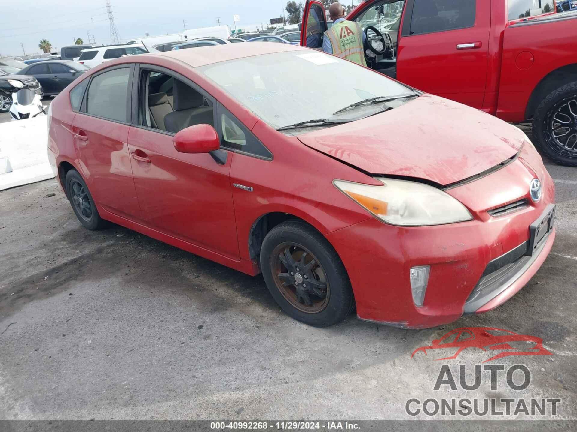TOYOTA PRIUS 2013 - JTDKN3DU5D1630380