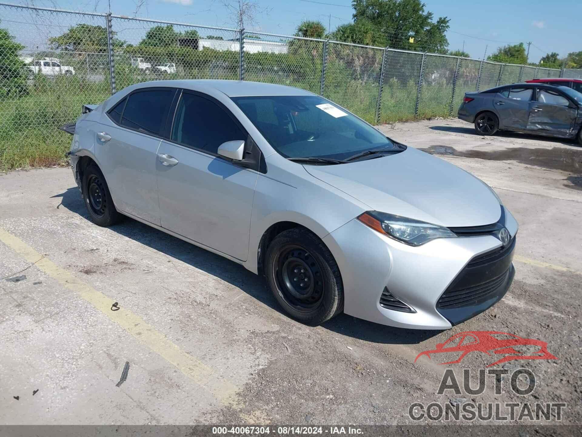 TOYOTA COROLLA 2019 - 2T1BURHE7KC188171