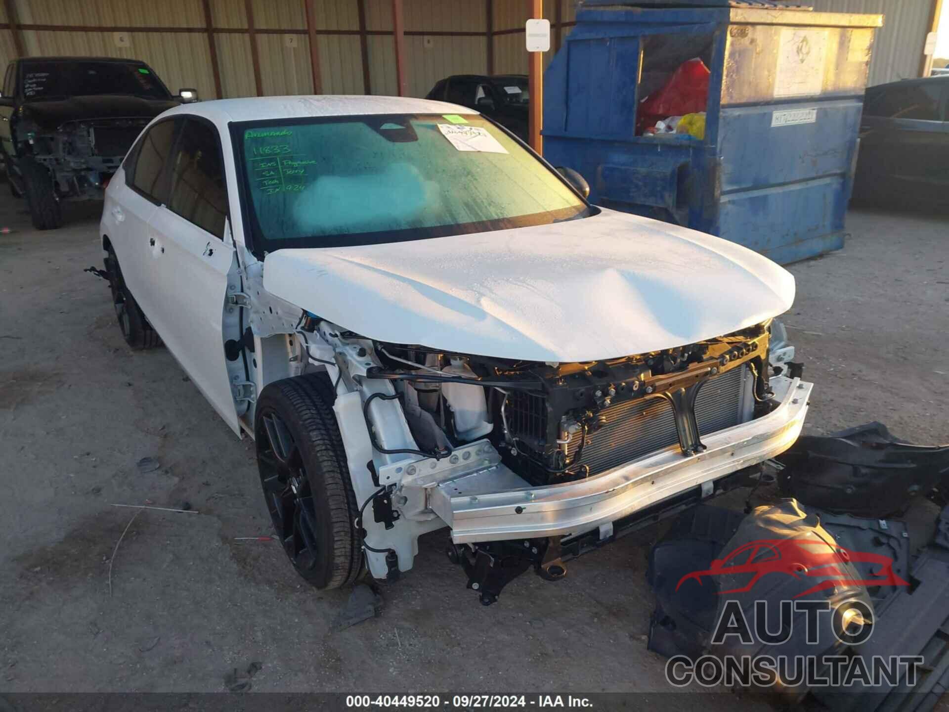 HONDA CIVIC 2023 - 2HGFE2F58PH563881