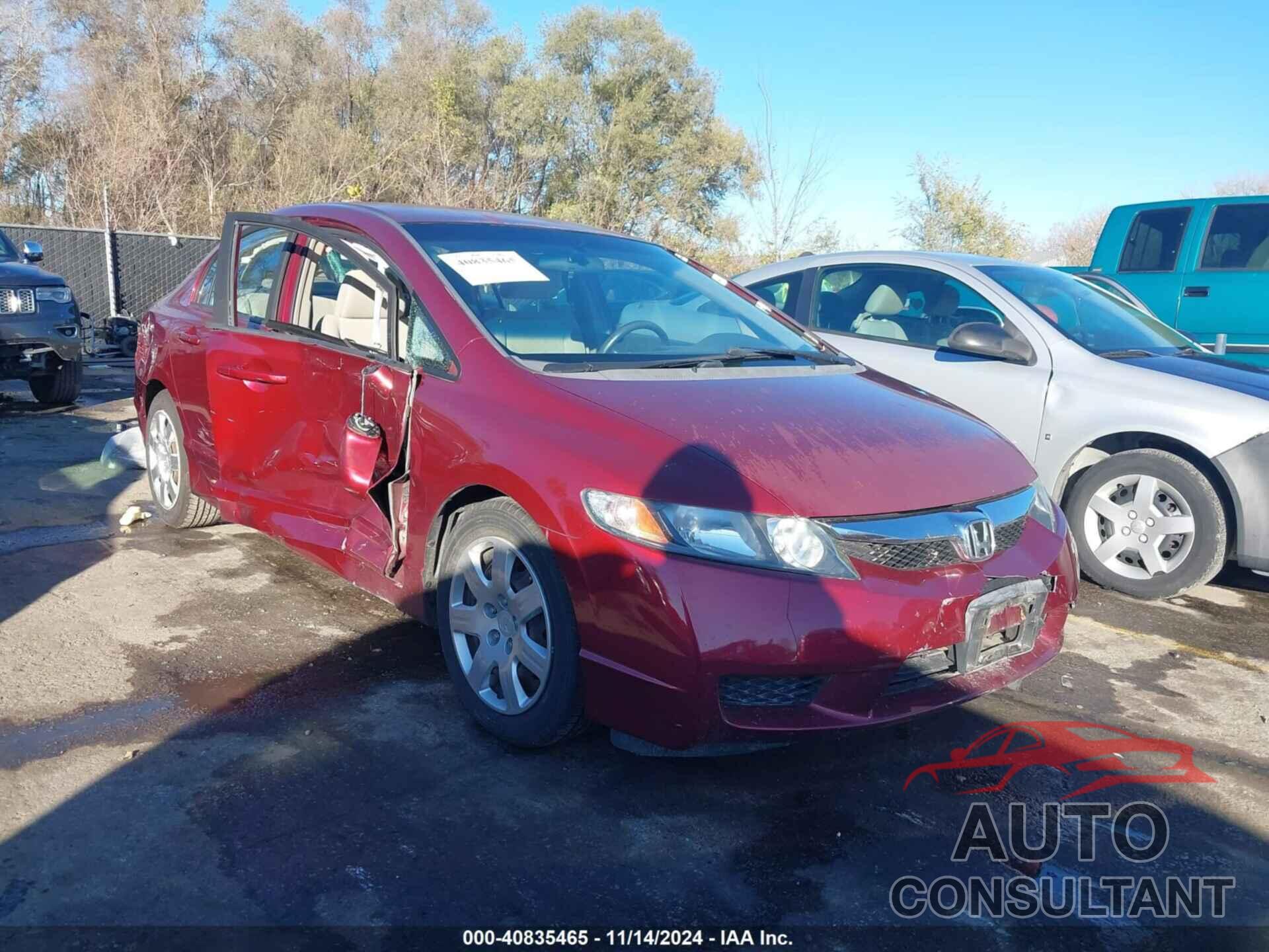 HONDA CIVIC 2009 - 19XFA16589E029704