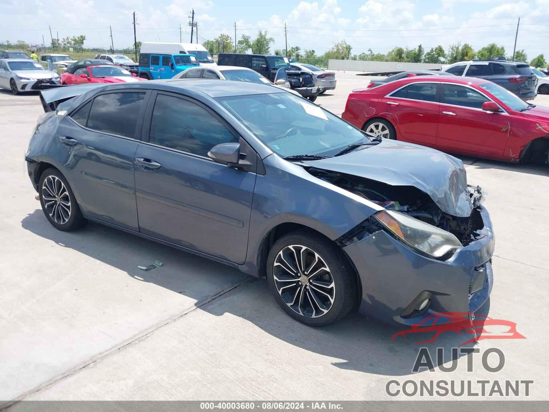 TOYOTA COROLLA 2016 - 5YFBURHE8GP467152