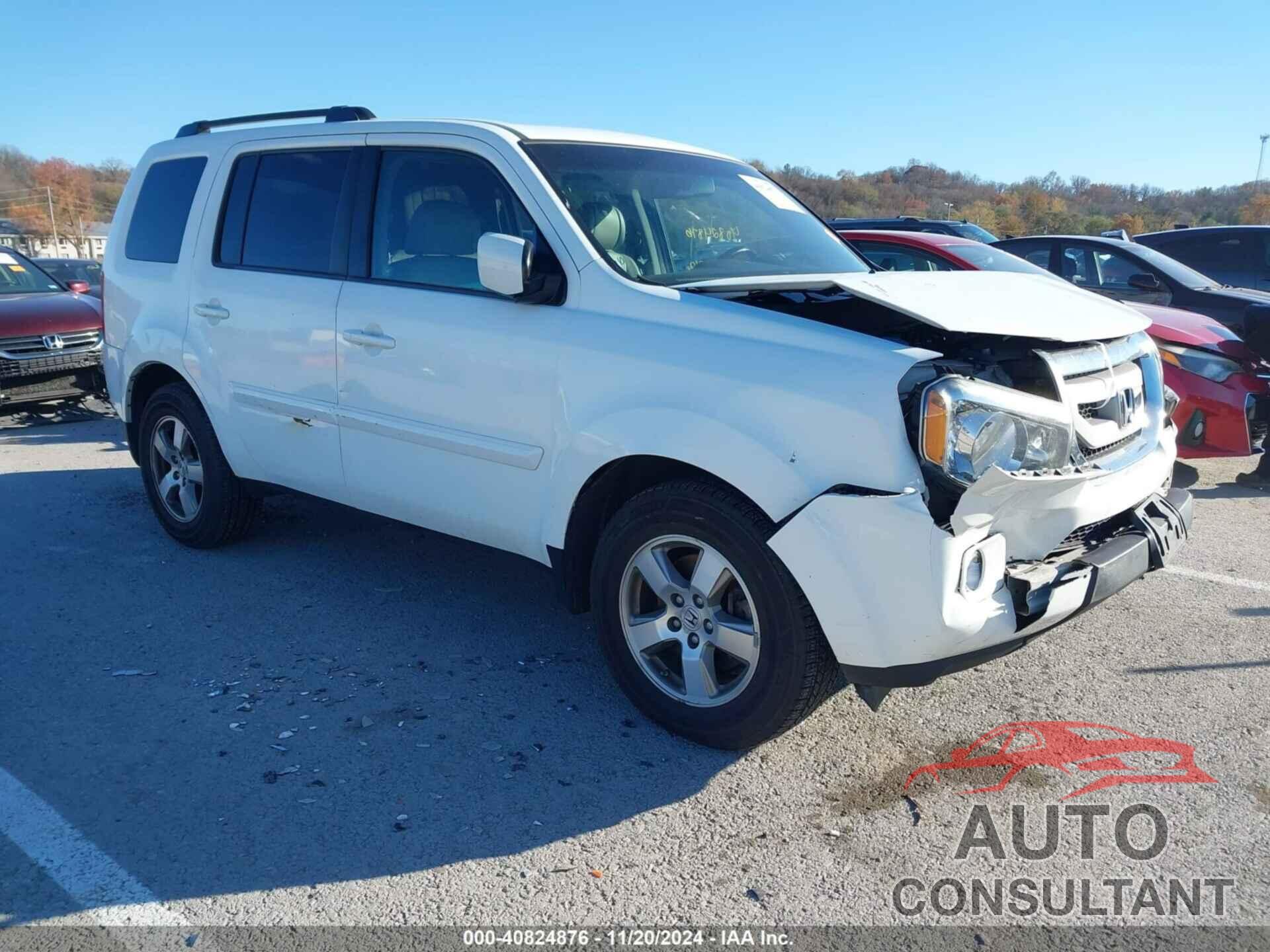 HONDA PILOT 2010 - 5FNYF4H51AB028871