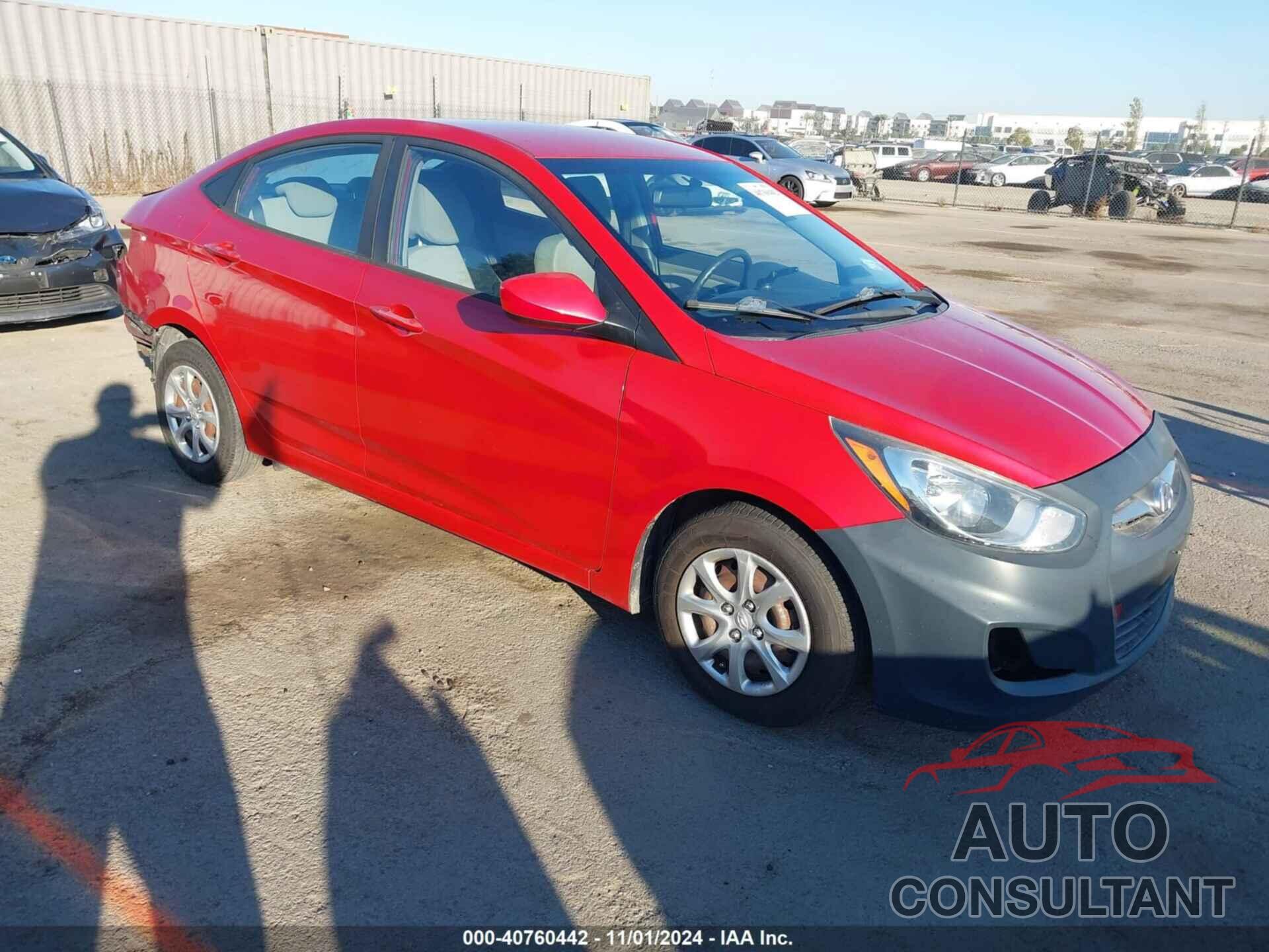 HYUNDAI ACCENT 2014 - KMHCT4AE9EU759747