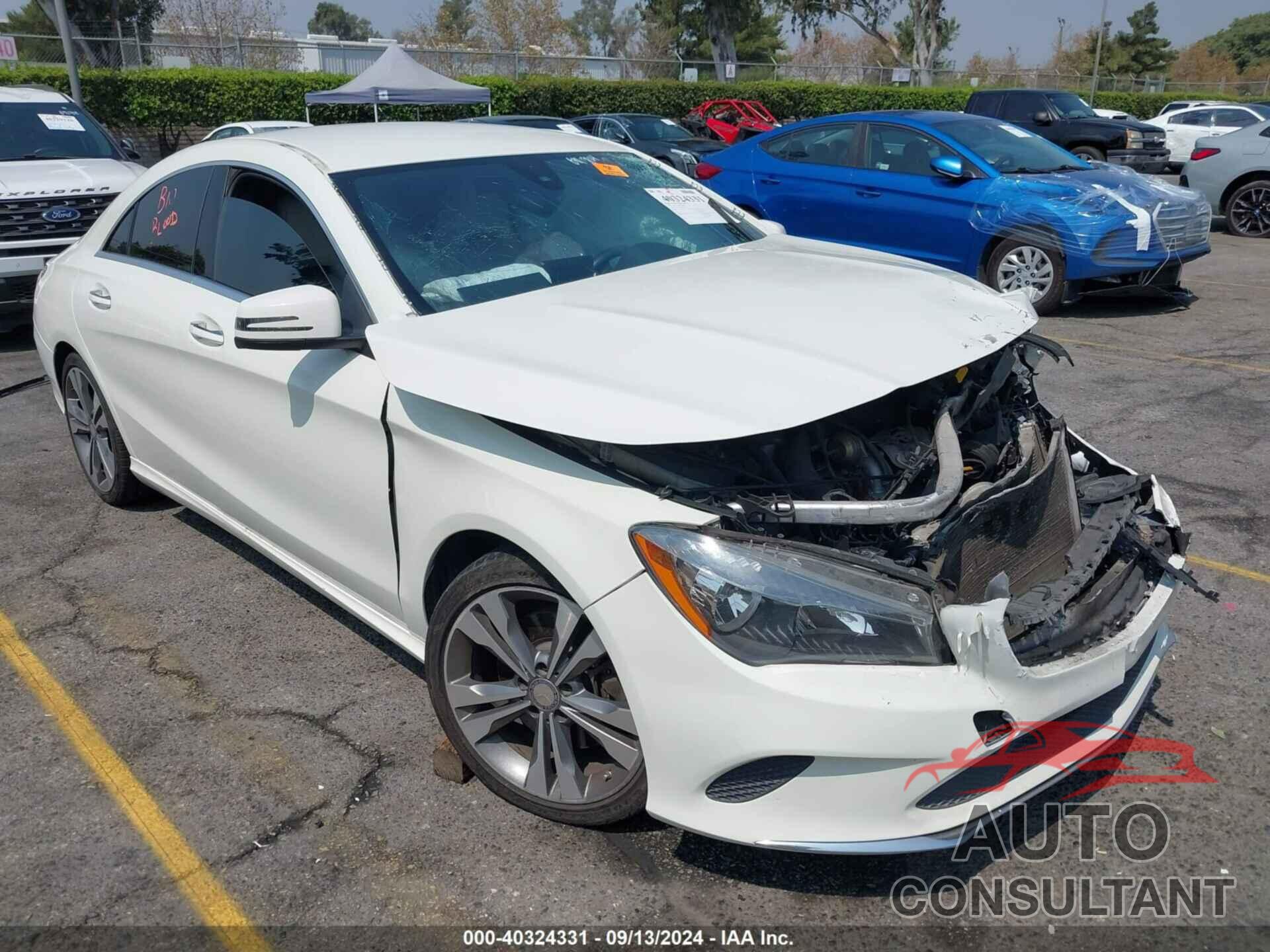 MERCEDES-BENZ CLA 250 2017 - WDDSJ4EB2HN422668