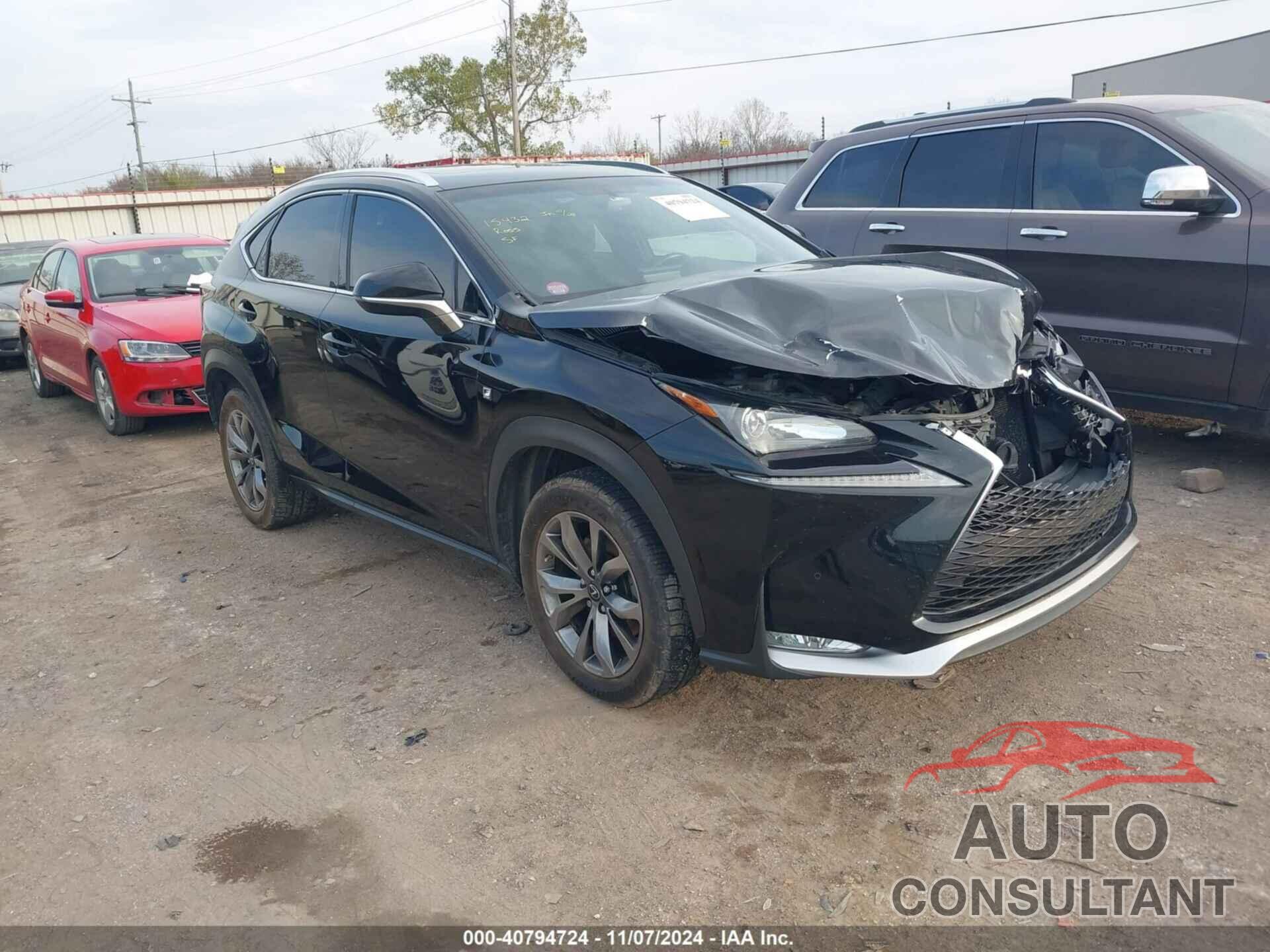 LEXUS NX 200T 2017 - JTJBARBZ6H2131811