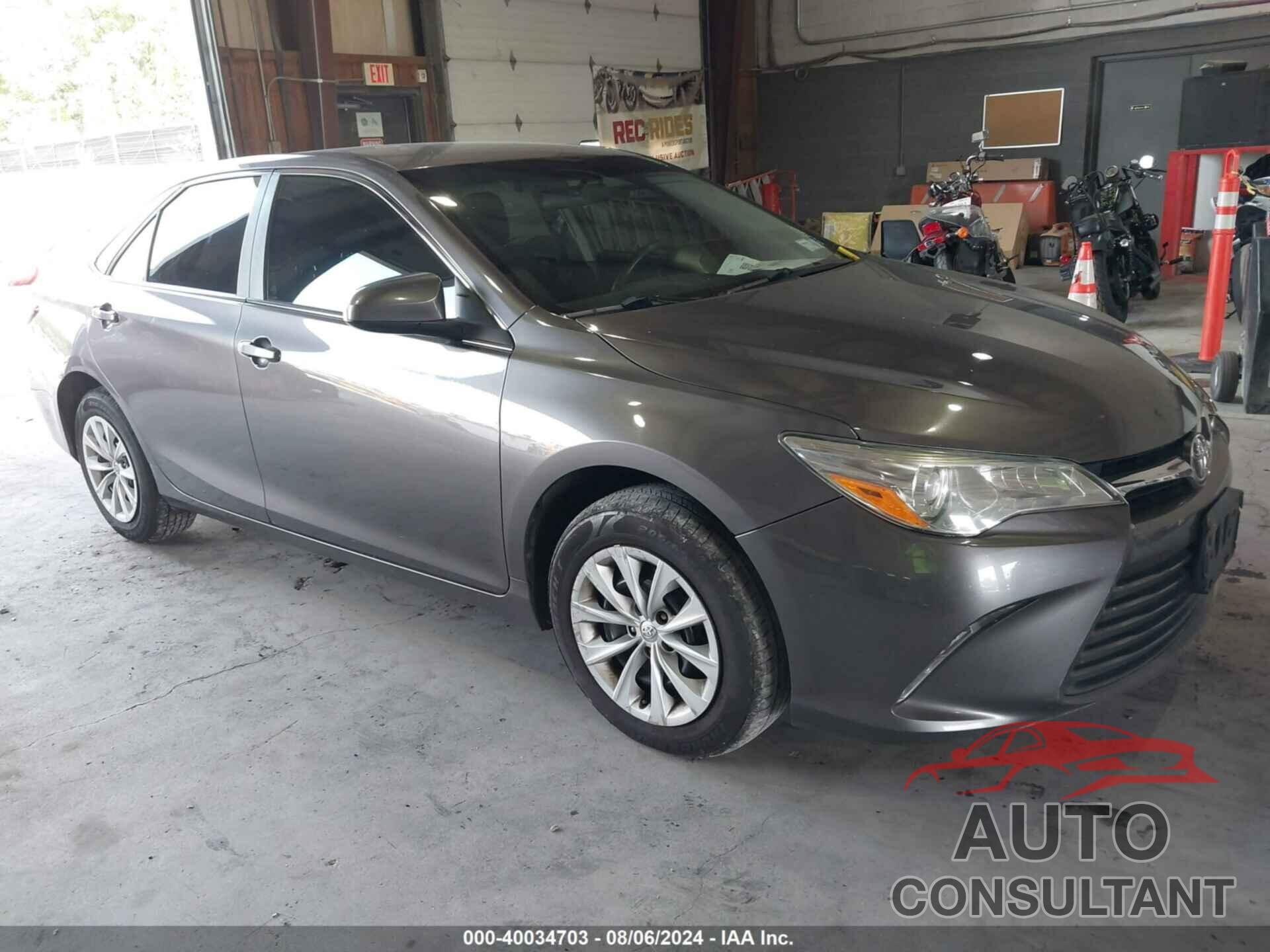 TOYOTA CAMRY 2016 - 4T4BF1FK9GR524063