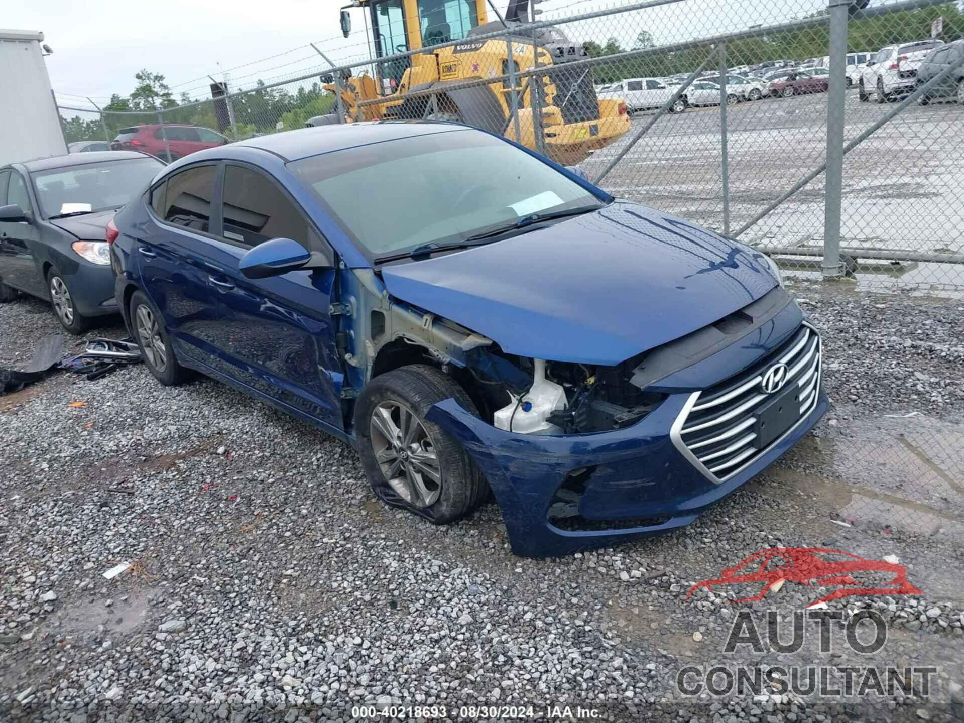 HYUNDAI ELANTRA 2018 - 5NPD84LF1JH253804