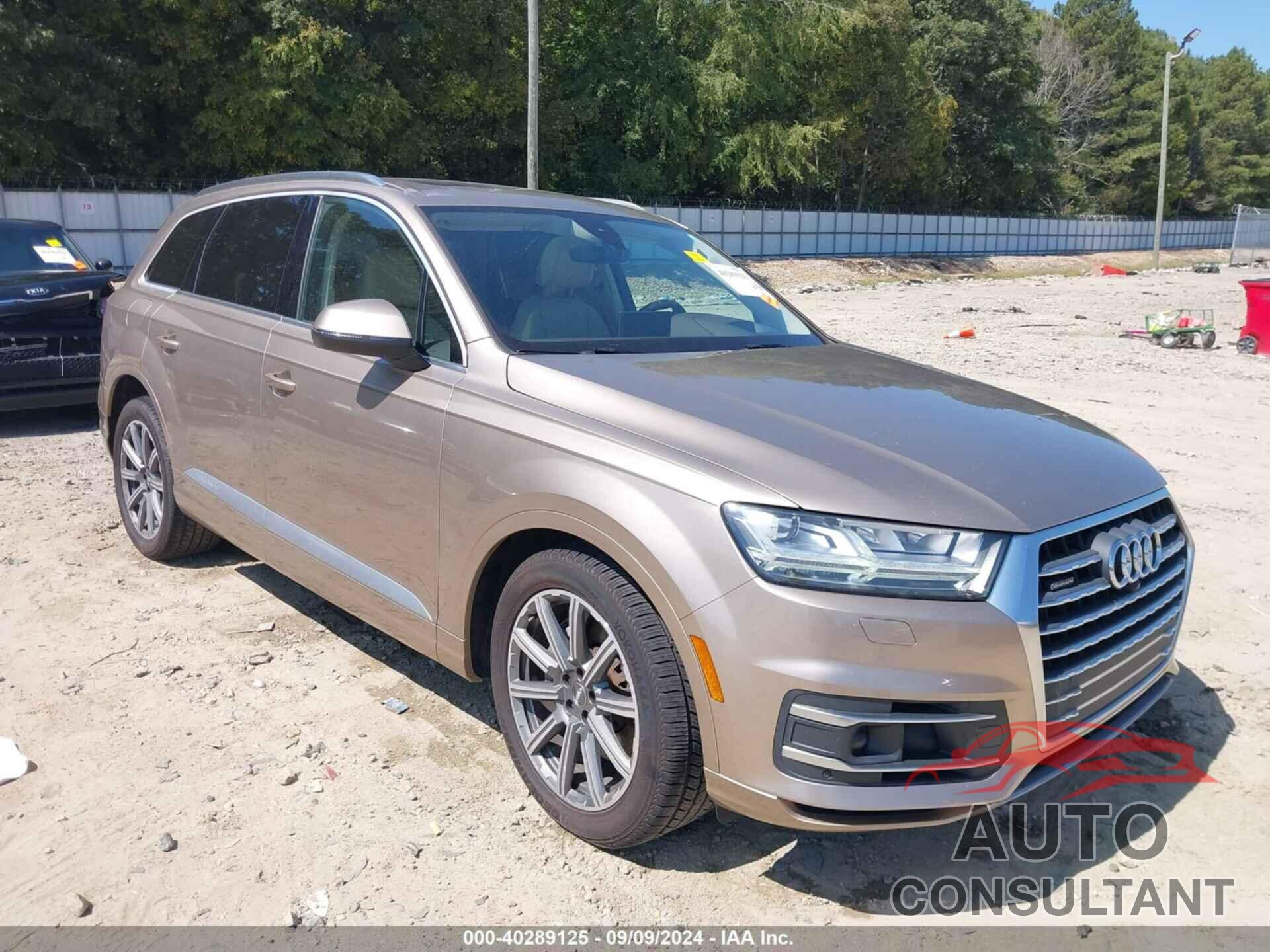 AUDI Q7 2018 - WA1VAAF7XJD020645