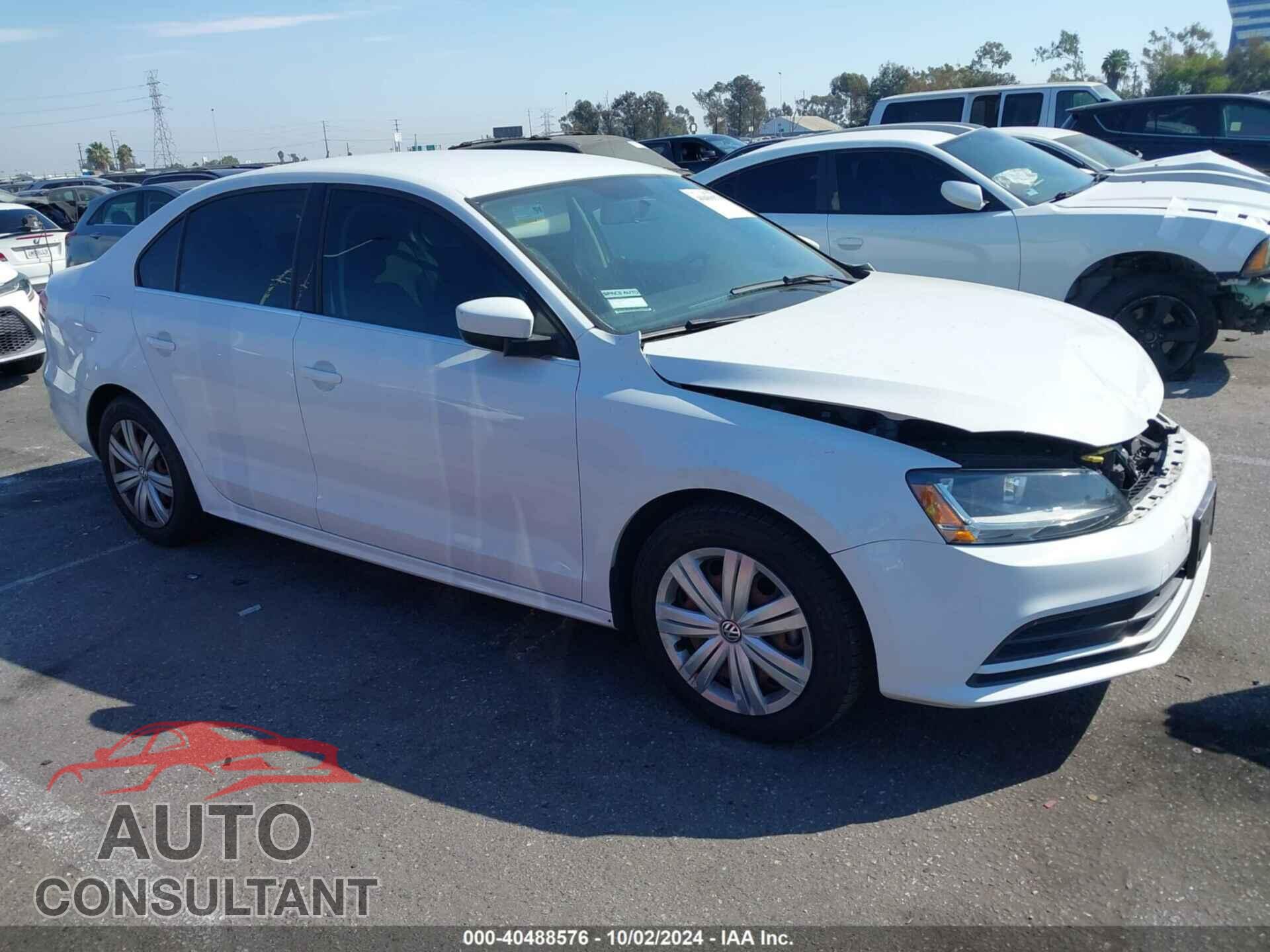 VOLKSWAGEN JETTA 2017 - 3VW2B7AJ5HM374726