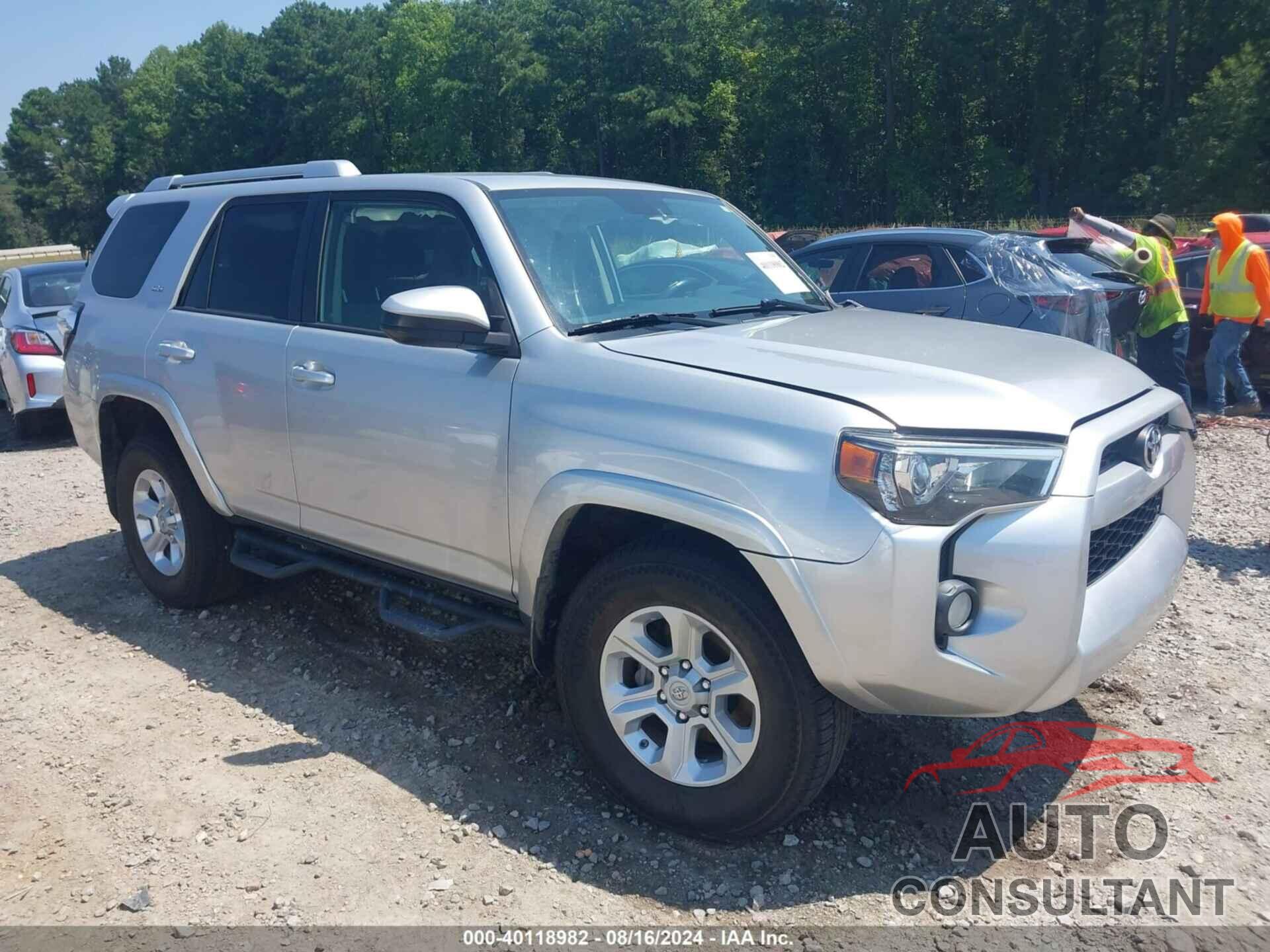 TOYOTA 4RUNNER 2018 - JTEZU5JR1J5178151