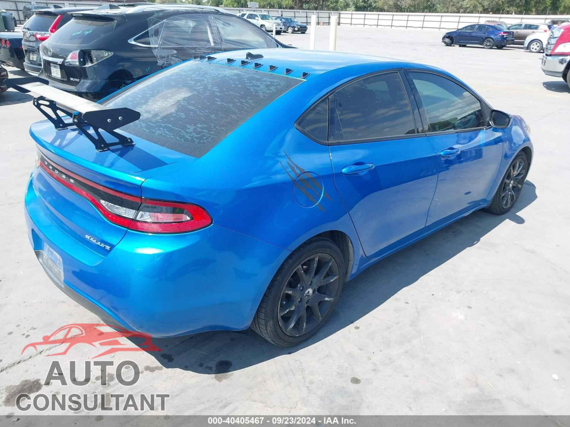 DODGE DART 2015 - 1C3CDFBB0FD237905