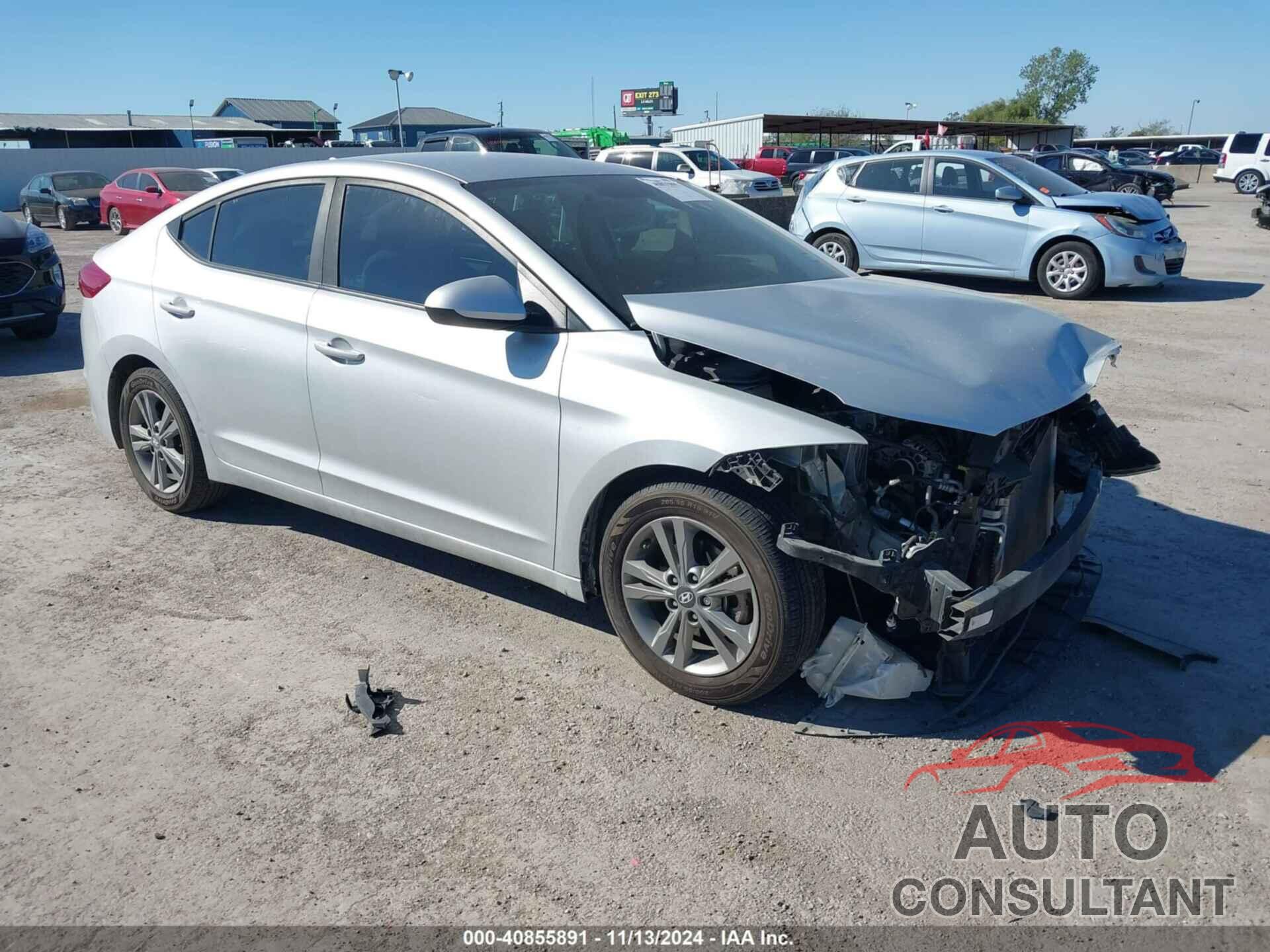 HYUNDAI ELANTRA 2018 - 5NPD84LFXJH400069