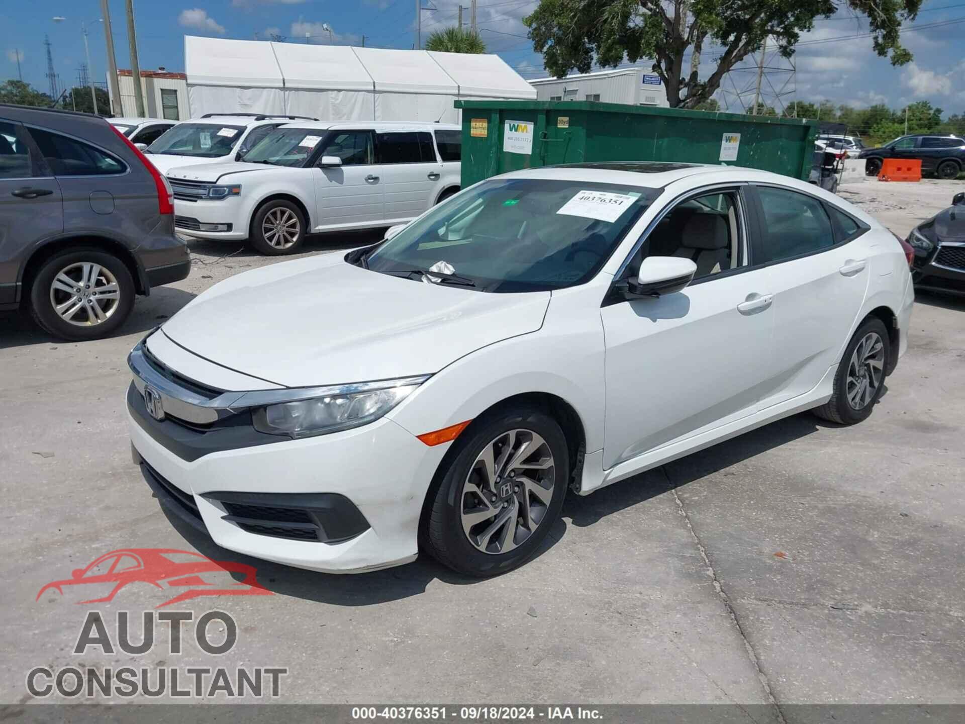 HONDA CIVIC 2017 - 19XFC2F75HE073143