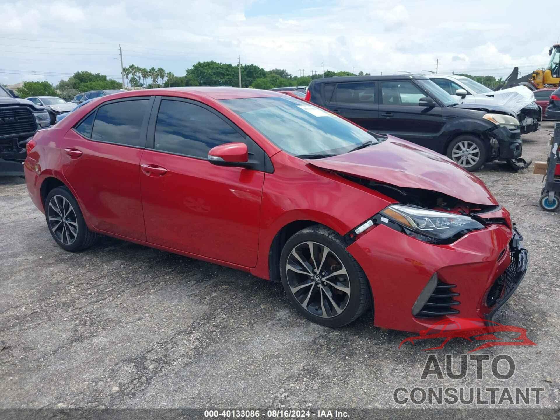 TOYOTA COROLLA 2017 - 5YFBURHE2HP650953