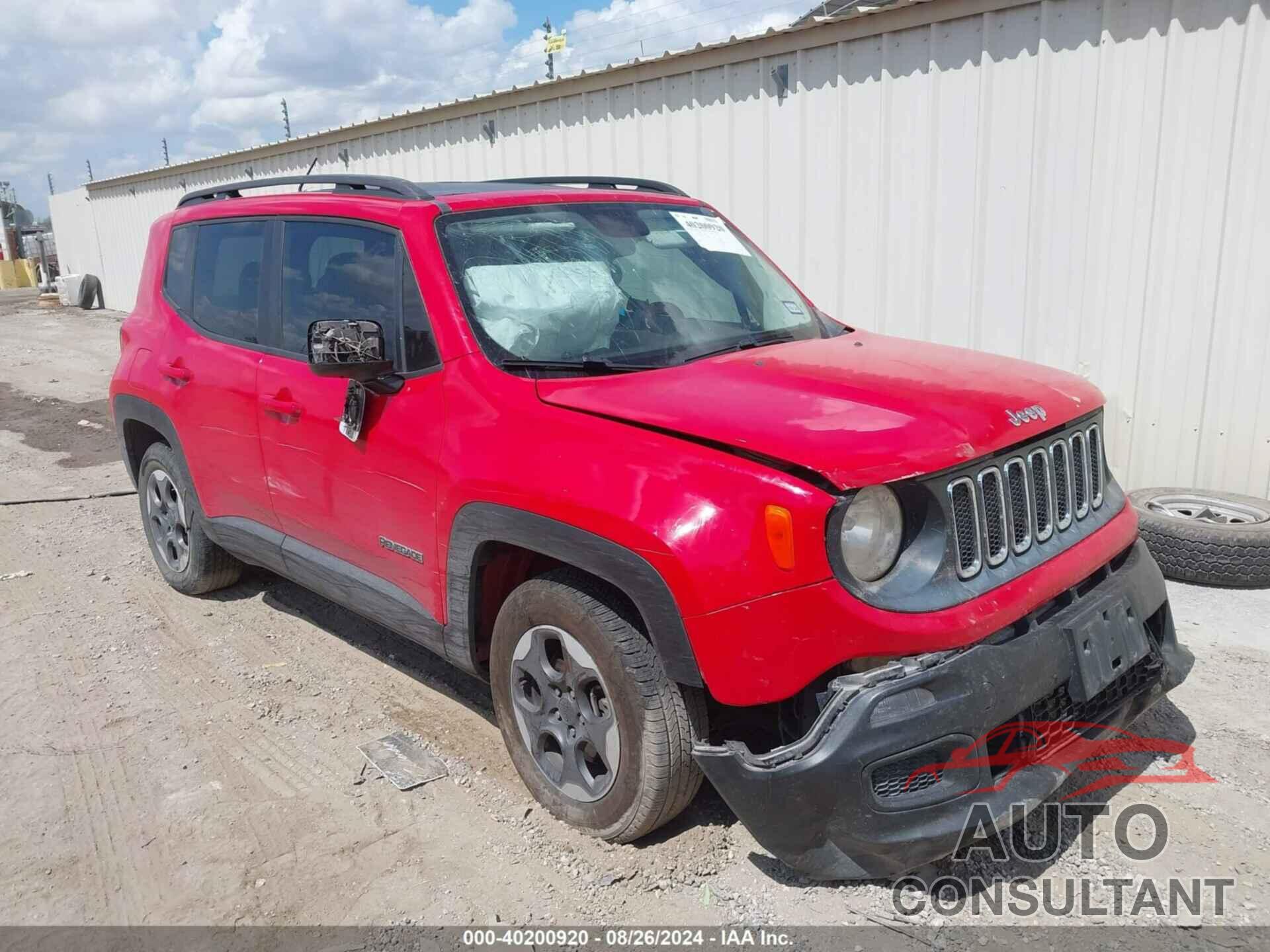 JEEP RENEGADE 2017 - ZACCJAAB7HPE52601