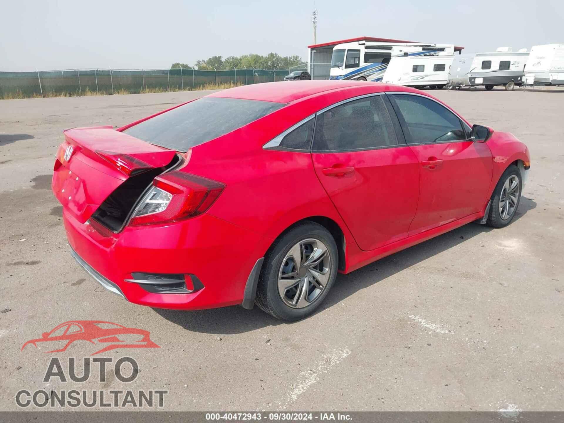 HONDA CIVIC 2019 - 2HGFC2F66KH514931