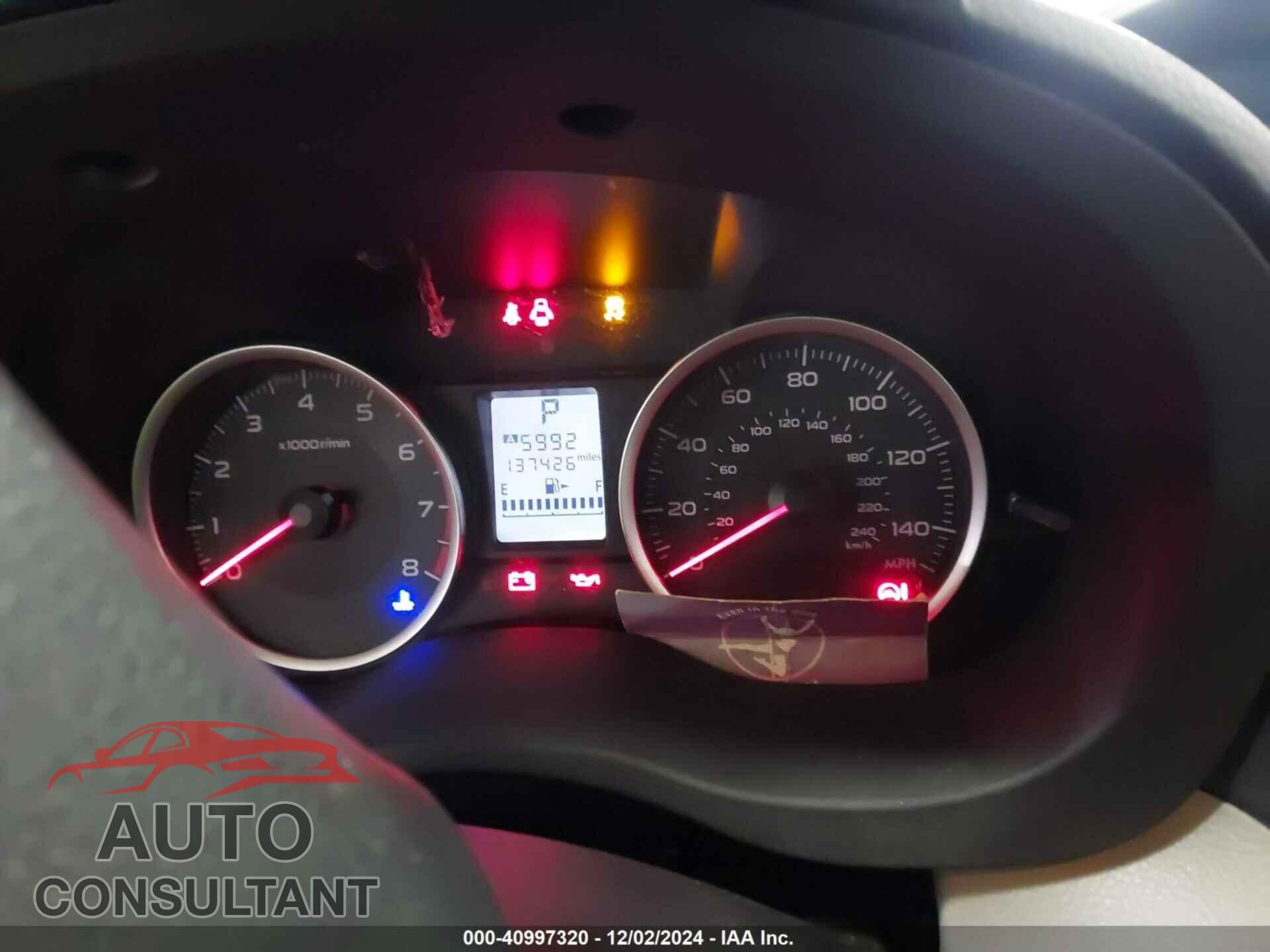 SUBARU FORESTER 2017 - JF2SJAEC9HH596402