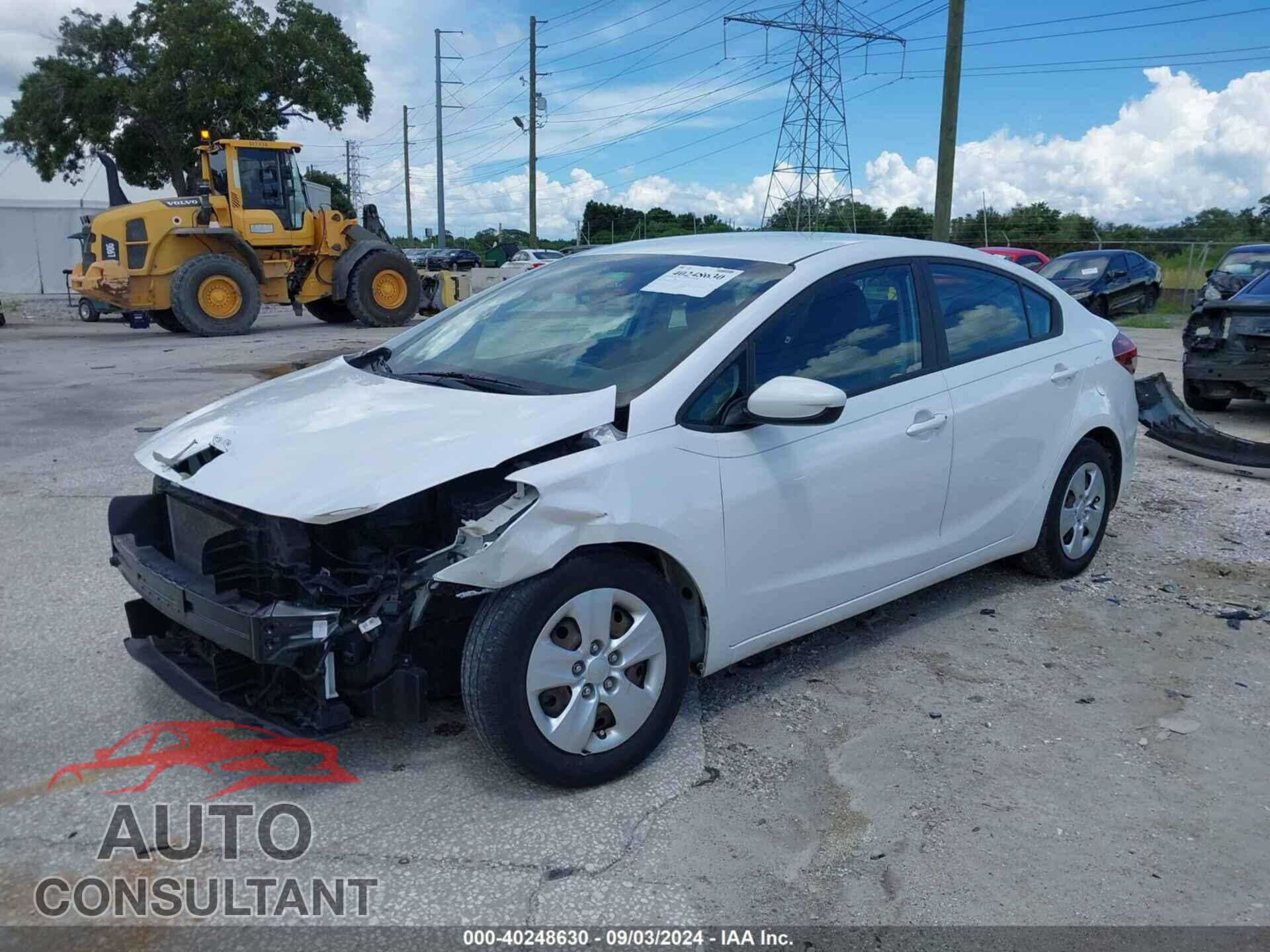 KIA FORTE 2017 - 3KPFL4A78HE017426