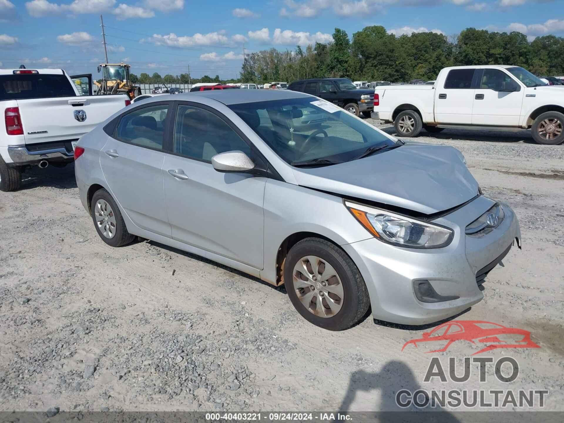 HYUNDAI ACCENT 2017 - KMHCT4AE6HU187234