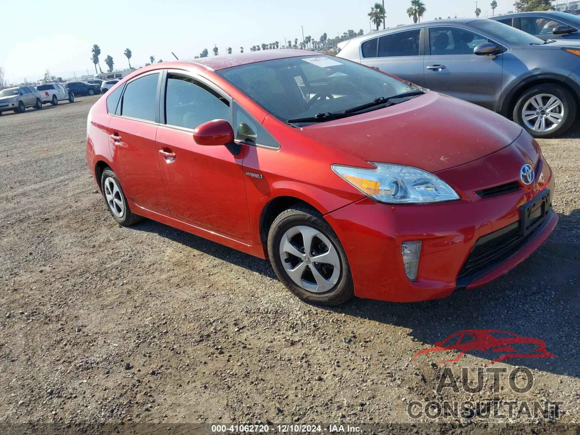 TOYOTA PRIUS 2013 - JTDKN3DU9D1651233