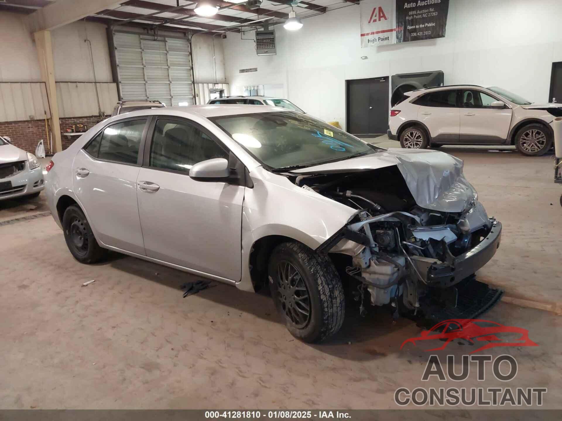 TOYOTA COROLLA 2018 - 5YFBURHE5JP761017