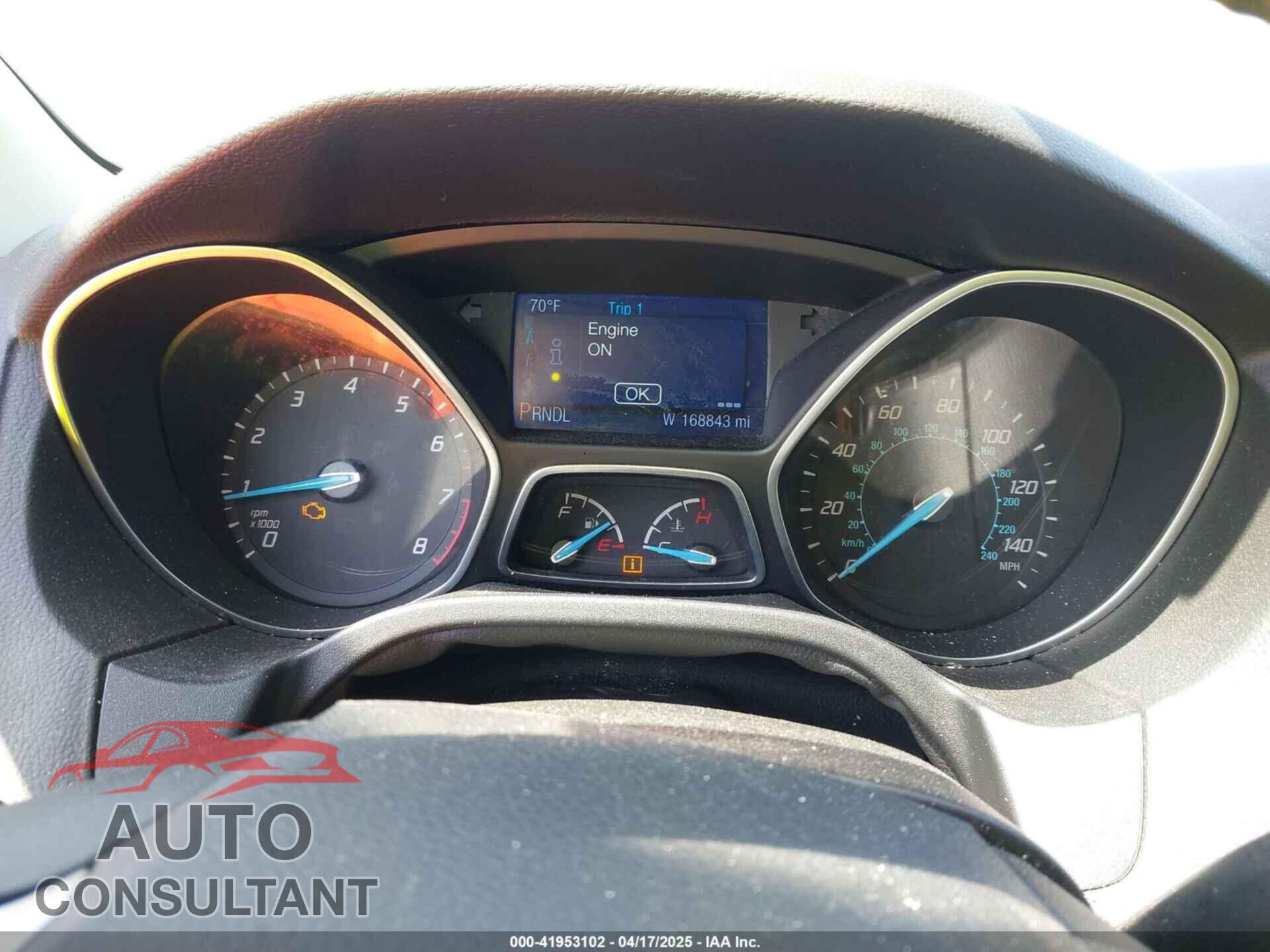 FORD FOCUS 2014 - 1FADP3F2XEL309901