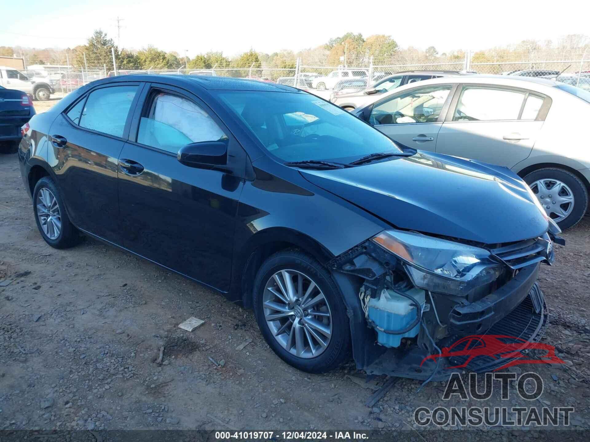 TOYOTA COROLLA 2014 - 5YFBURHE6EP165503