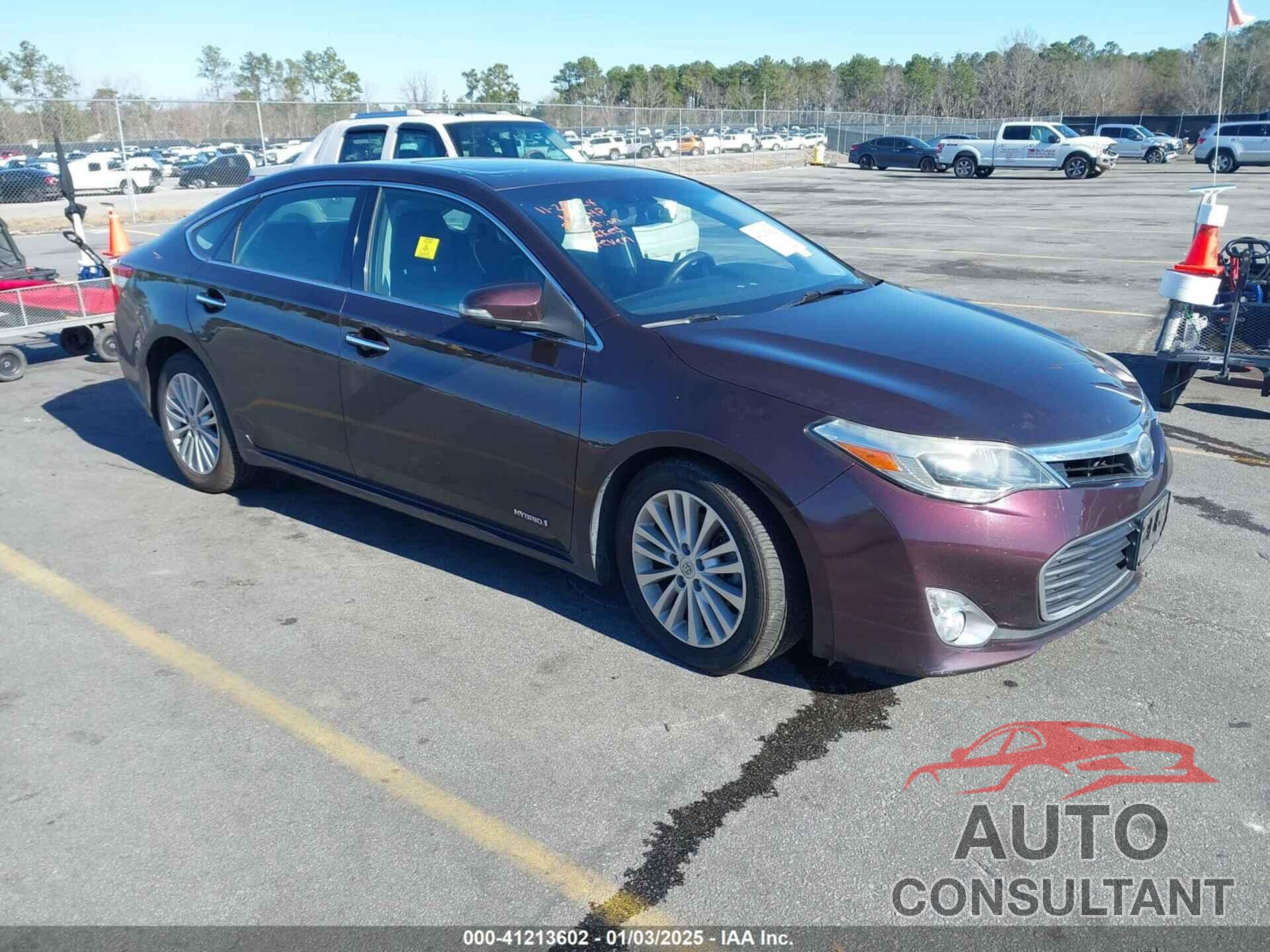 TOYOTA AVALON HYBRID 2013 - 4T1BD1EB5DU006271