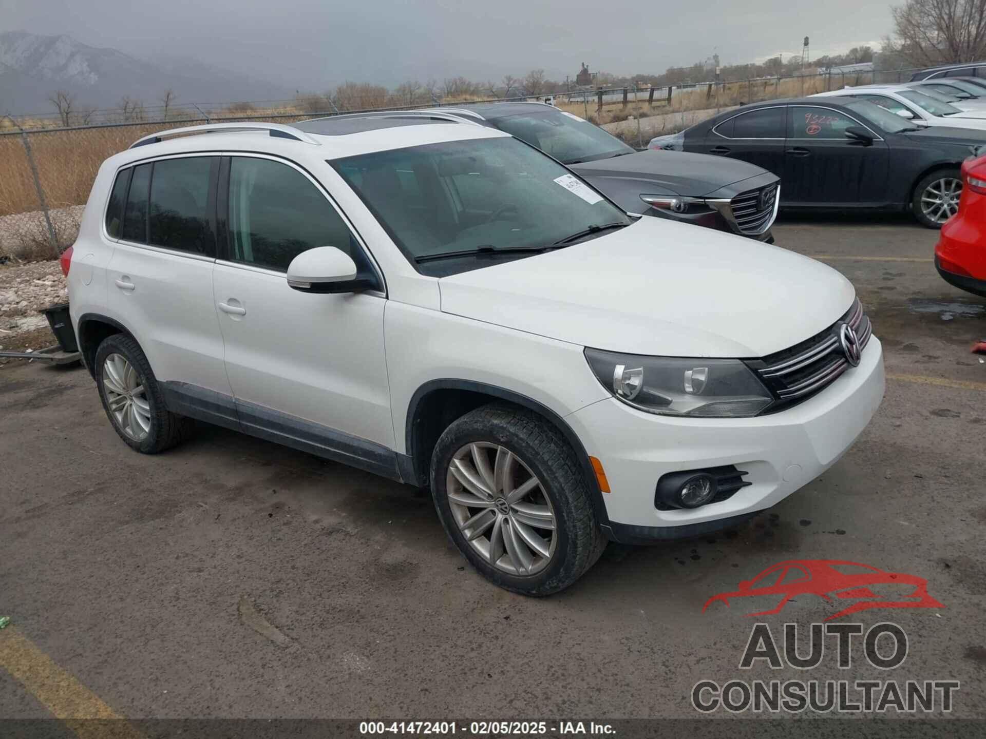 VOLKSWAGEN TIGUAN 2013 - WVGBV3AX2DW060951