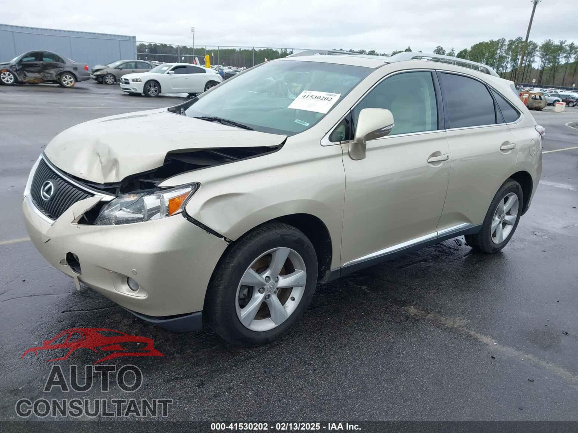 LEXUS RX 350 2012 - 2T2BK1BA8CC121346