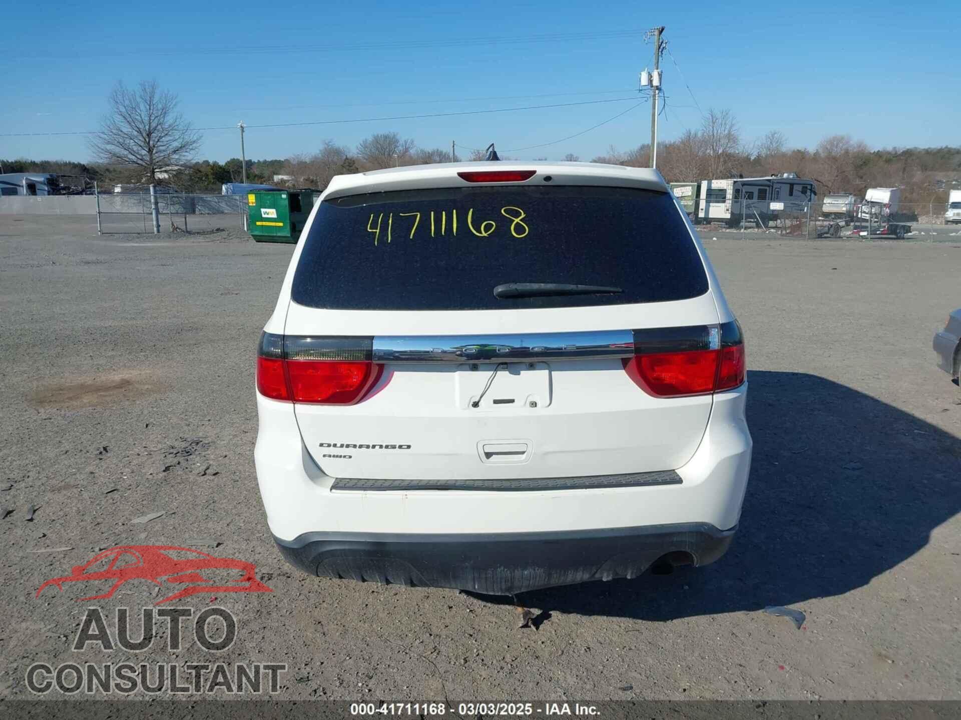 DODGE DURANGO 2012 - 1C4RDJAG6CC100782