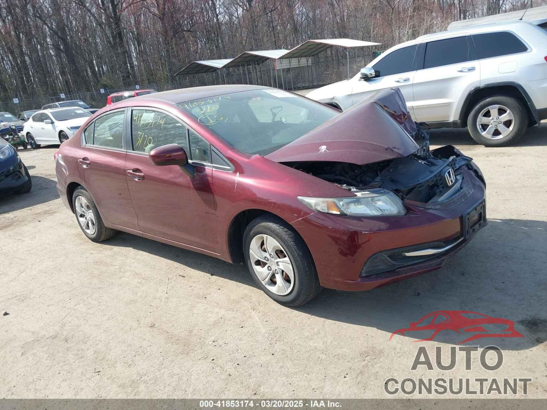 HONDA CIVIC 2014 - 2HGFB2F56EH528360