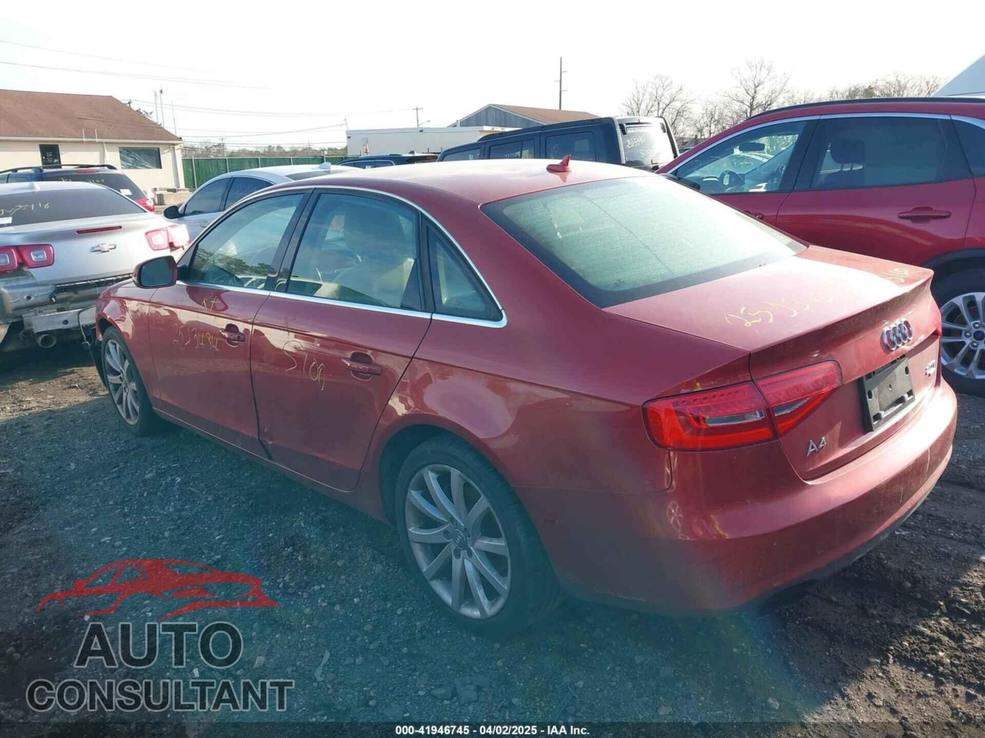 AUDI A4 2013 - WAUFFAFL7DN036130