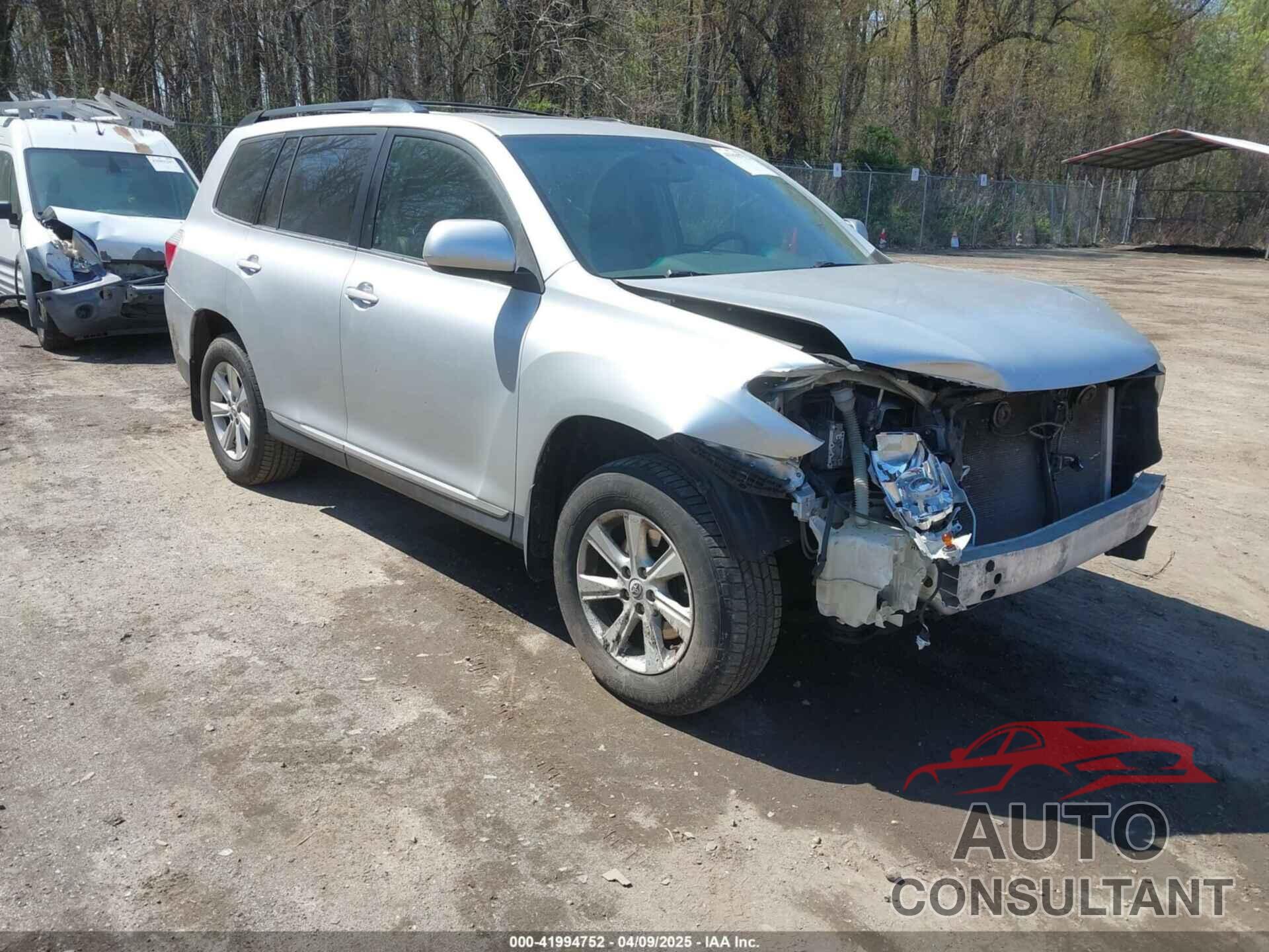 TOYOTA HIGHLANDER 2013 - 5TDBK3EH2DS194391