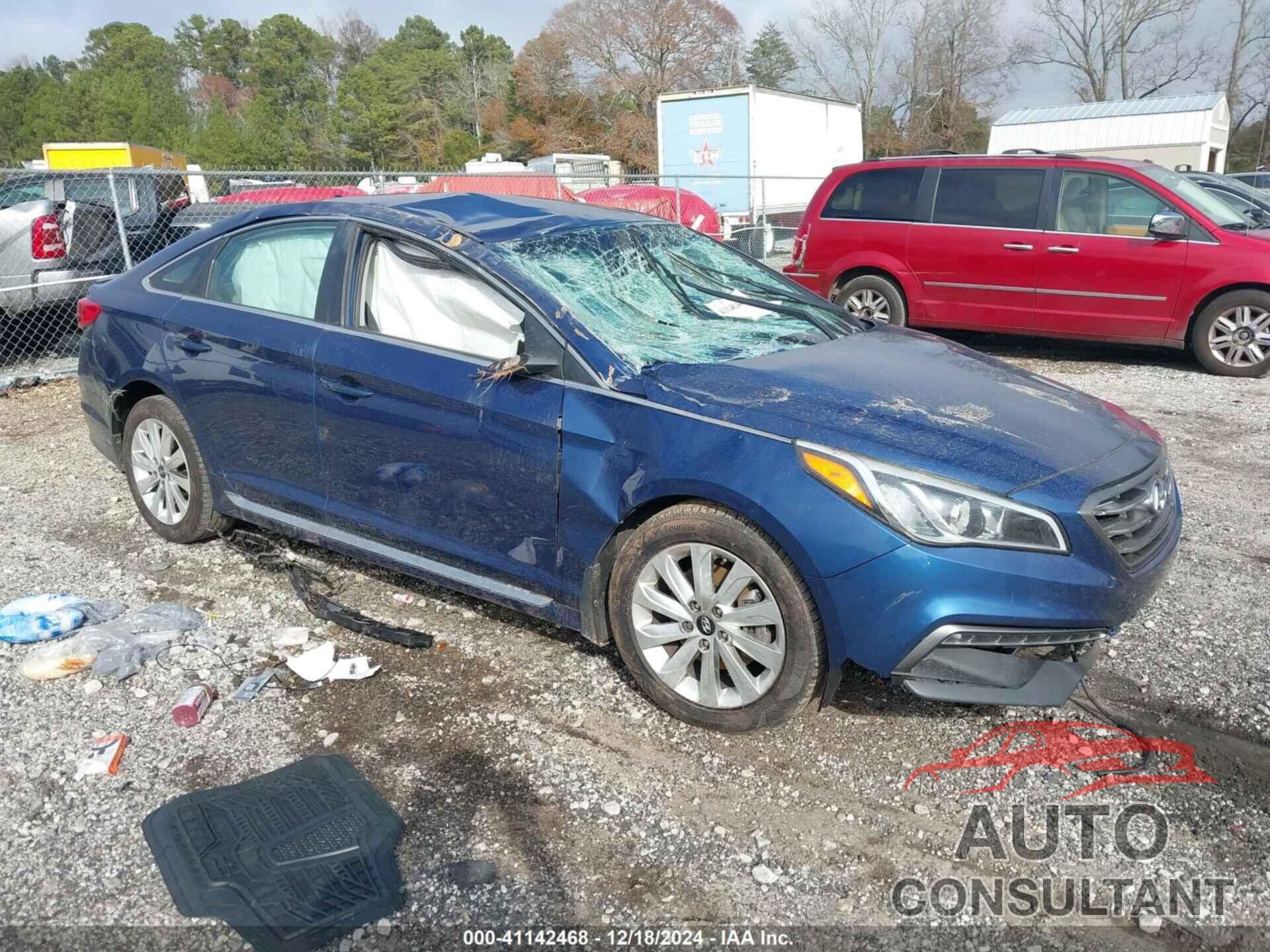 HYUNDAI SONATA 2016 - 5NPE34AF5GH297481